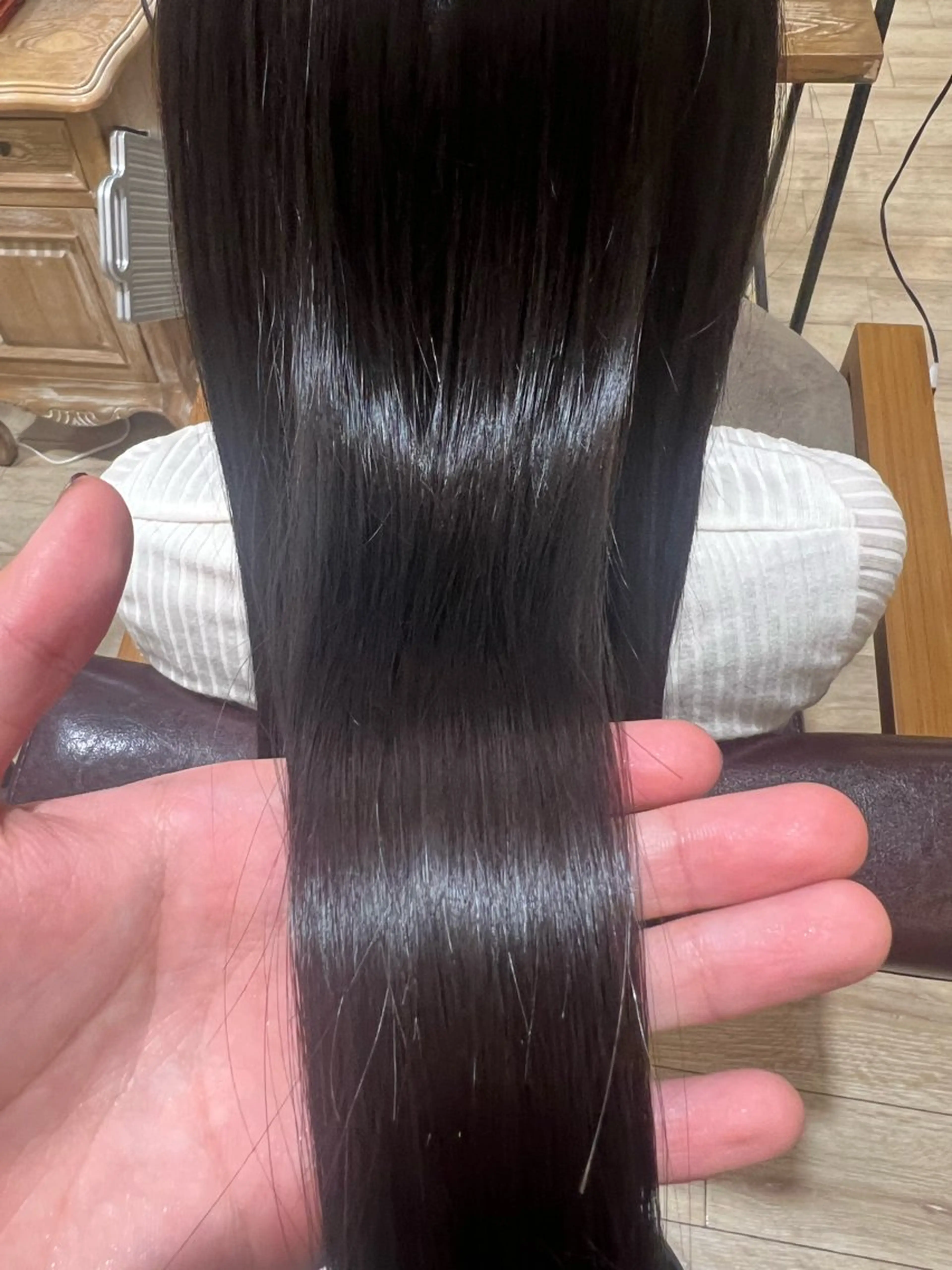 ロング 松山 麻一のヘアスタイル