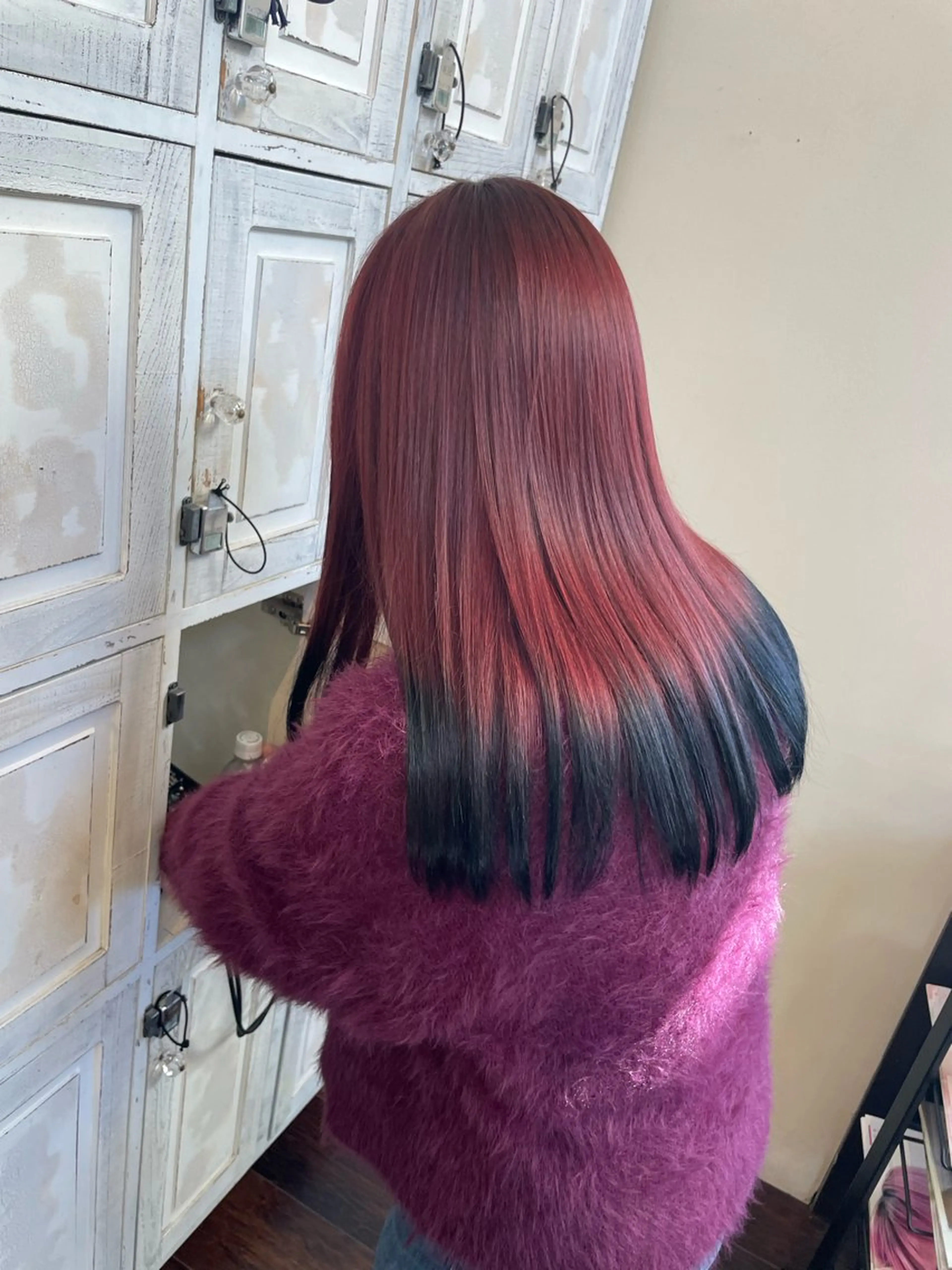 セミロング 中村 潤菜のヘアスタイル