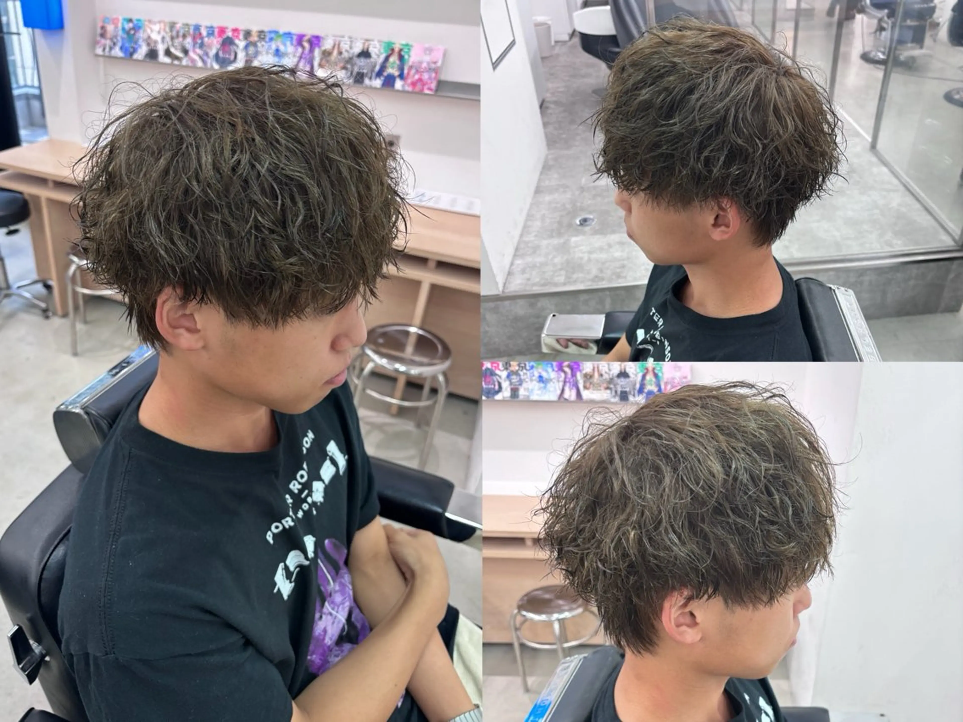 パーマ メンズ カット パーマ 土岐 仁/メンズ専門 パーマ特化美容師🌀のヘアスタイル