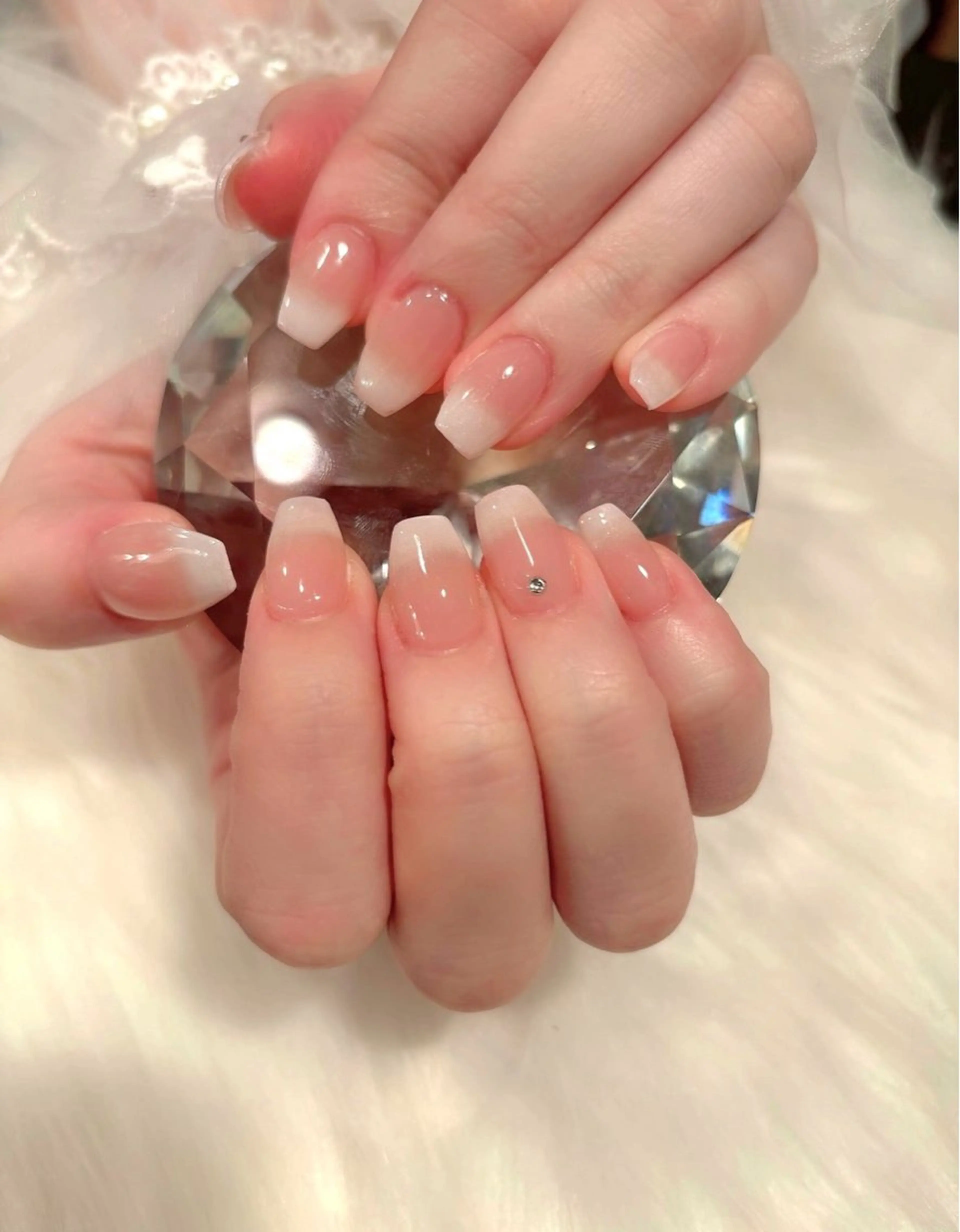 ネイル 長さ出し nail untitled🌷のネイルデザイン