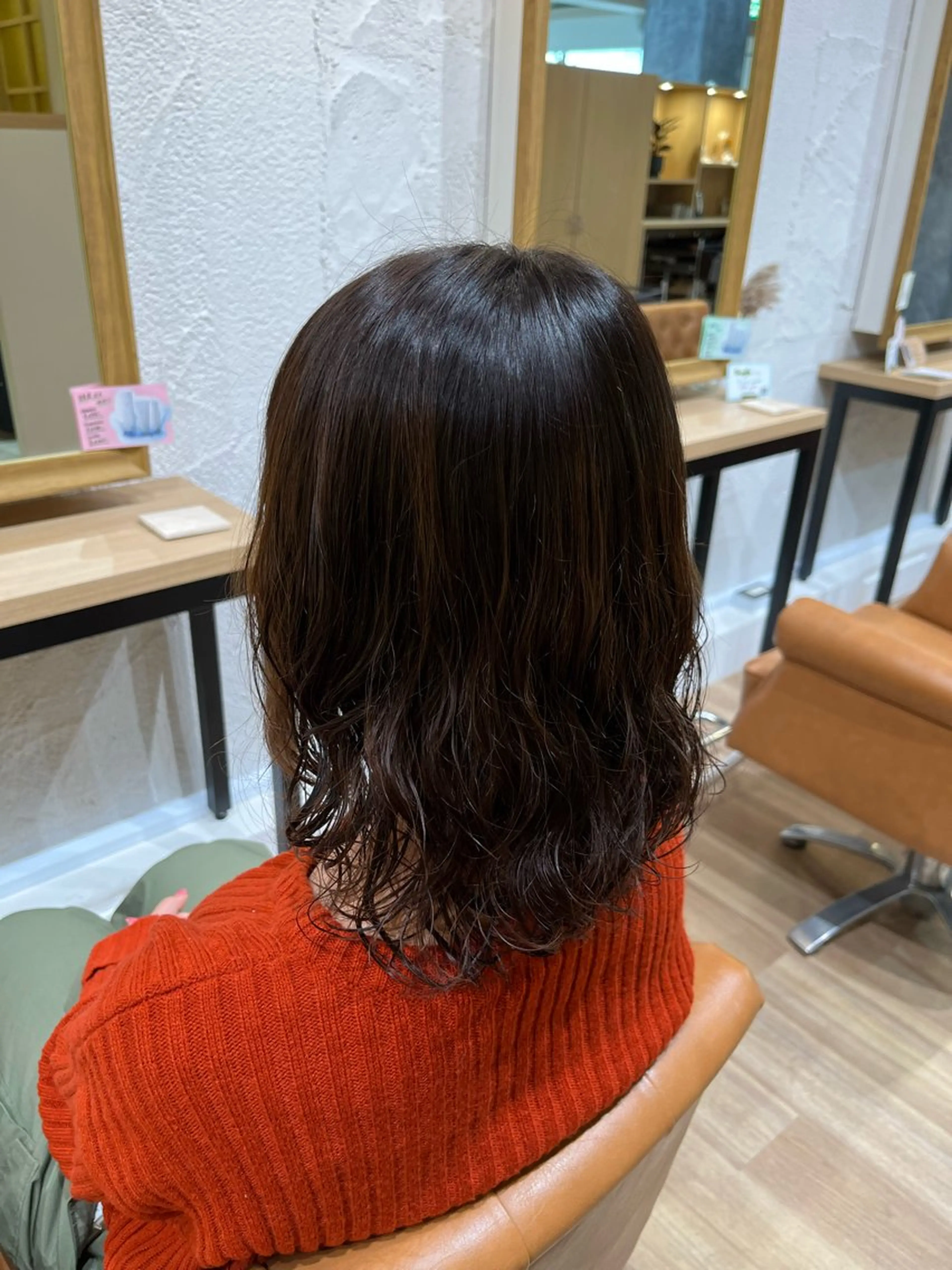 パーマ bisou hair スガノ　カヤノのヘアスタイル