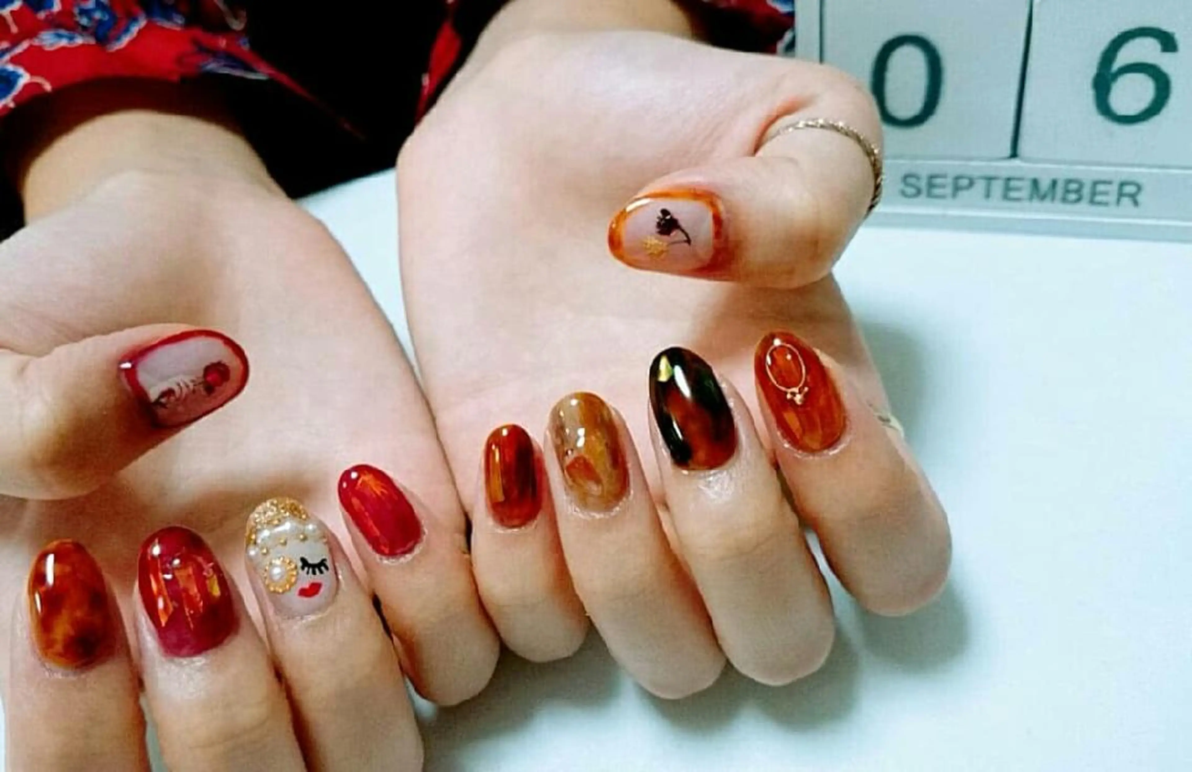 ネイル べっ甲ネイル JEWEL nailのネイルデザイン