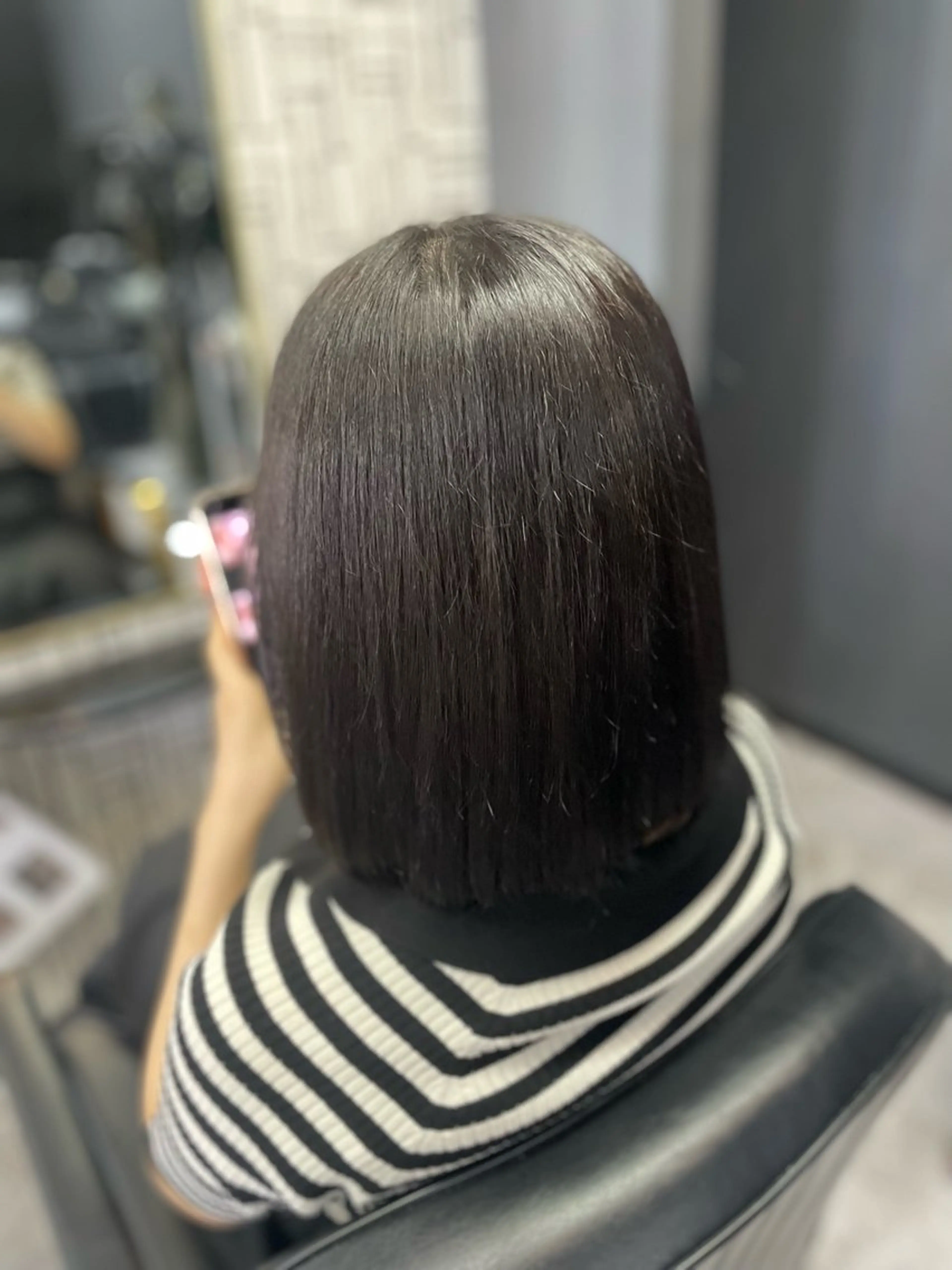 ミディアム ヘアカラー 篠原 侑作のヘアスタイル