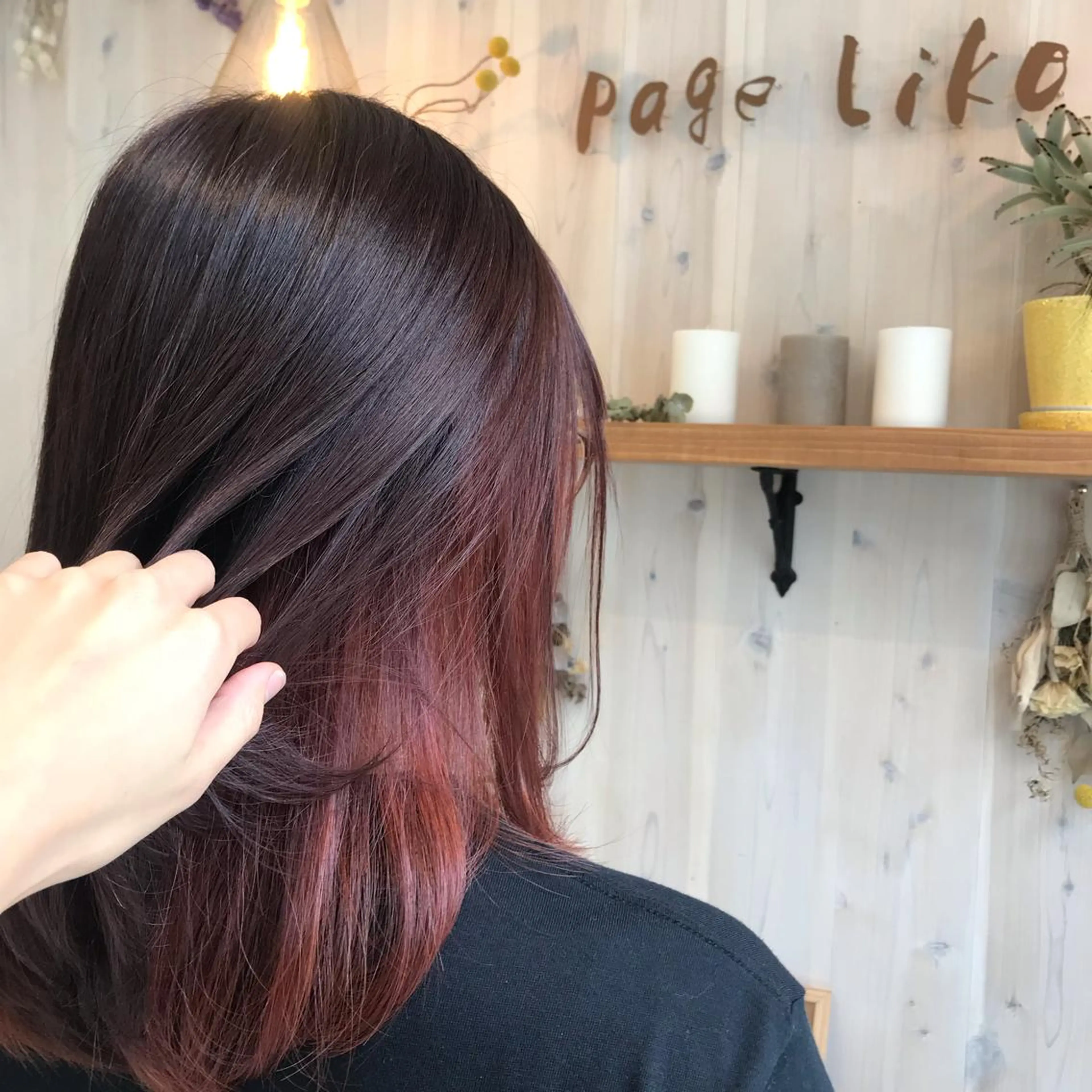 ミディアム カラー 透明感カラー/ 寺田千雅子のヘアスタイル