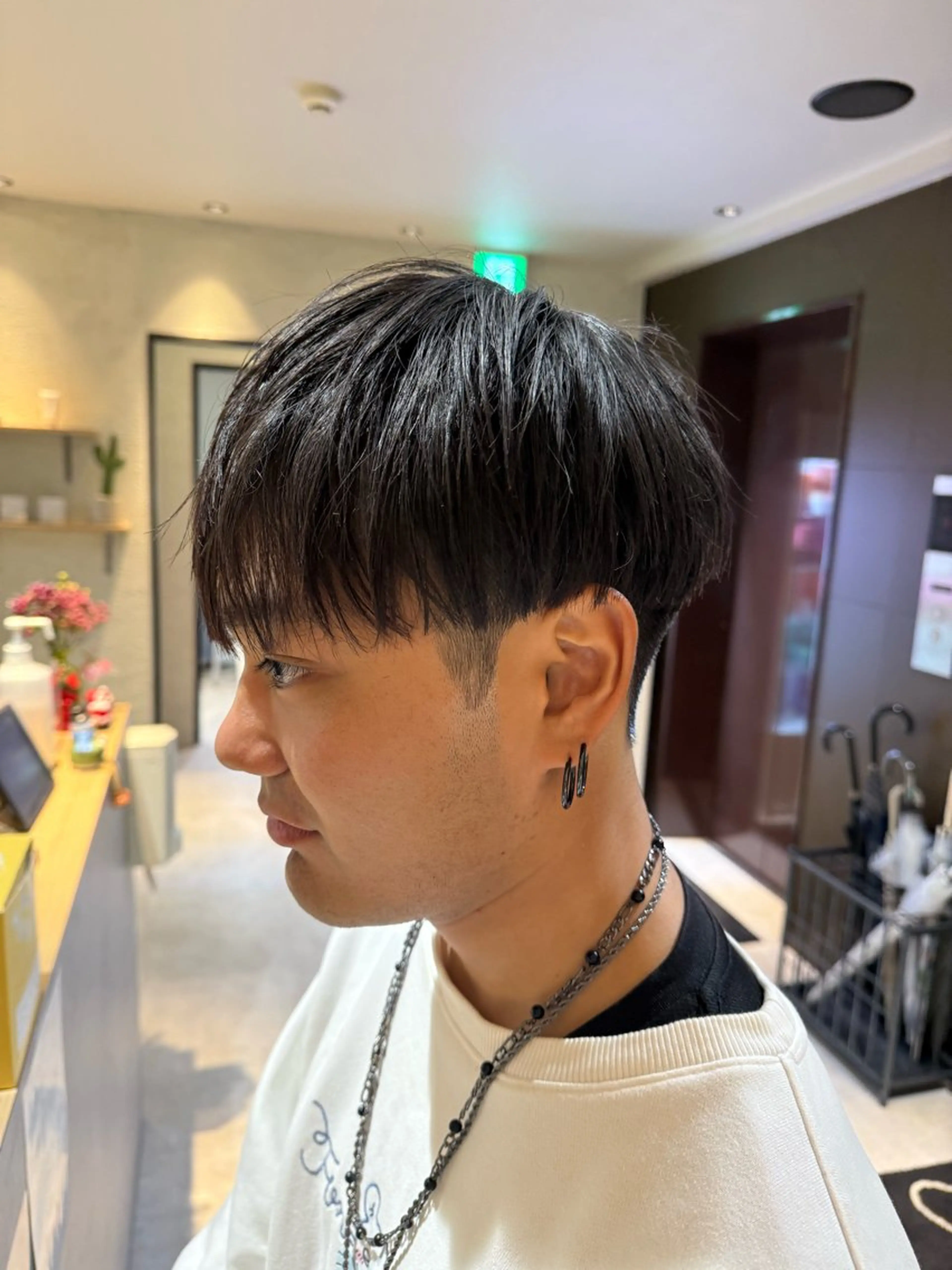 メンズ マッシュ シースルーマッシュ LICO HAIR＆RELAXATION 名駅店所属・メンズ特化美容師/ パーマ/波巻き/陸翔のヘアスタイル
