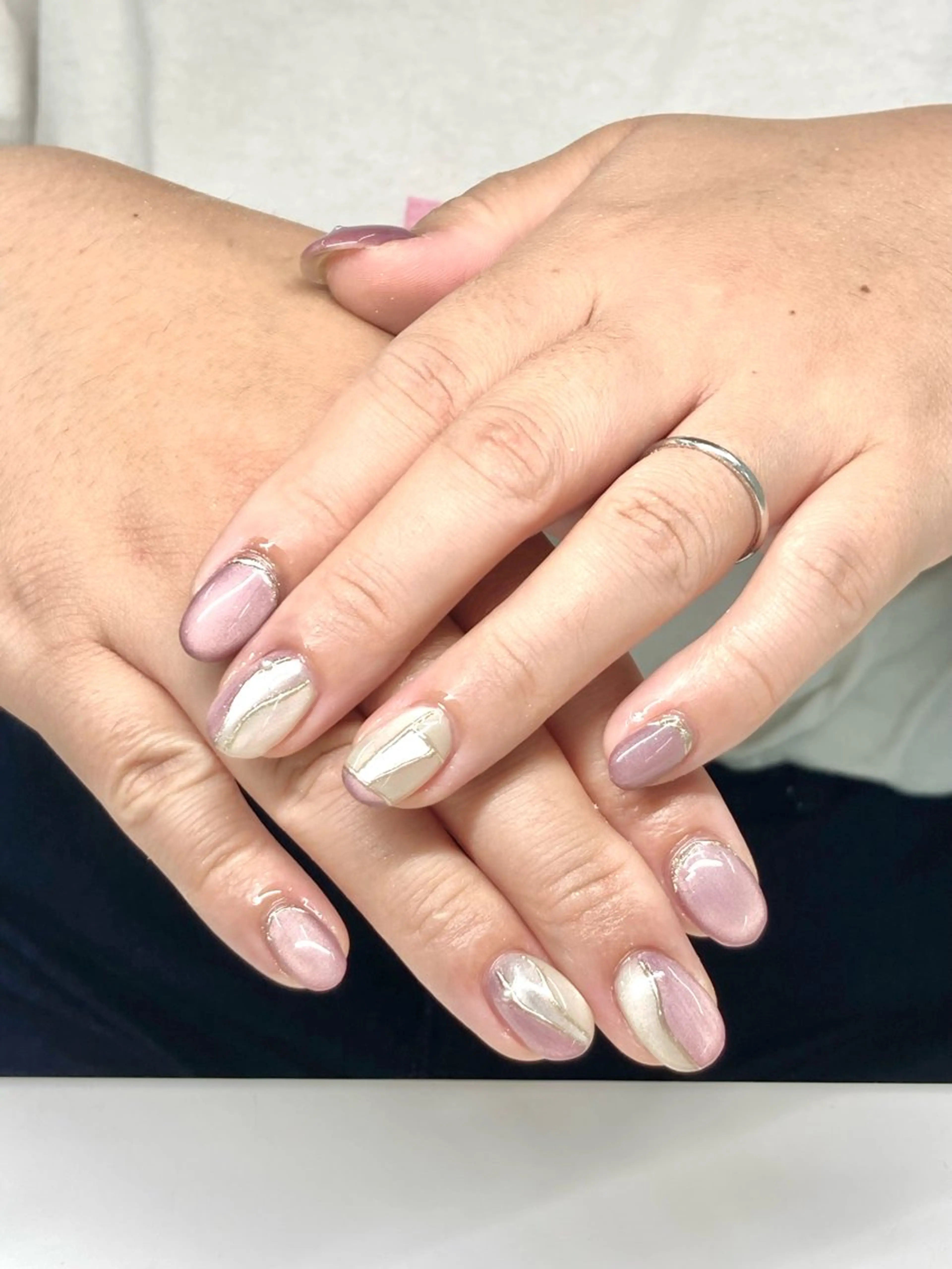 ネイル マグネットネイル Nail Total beauty salon Laki所属・佐々木 優花のネイルデザイン