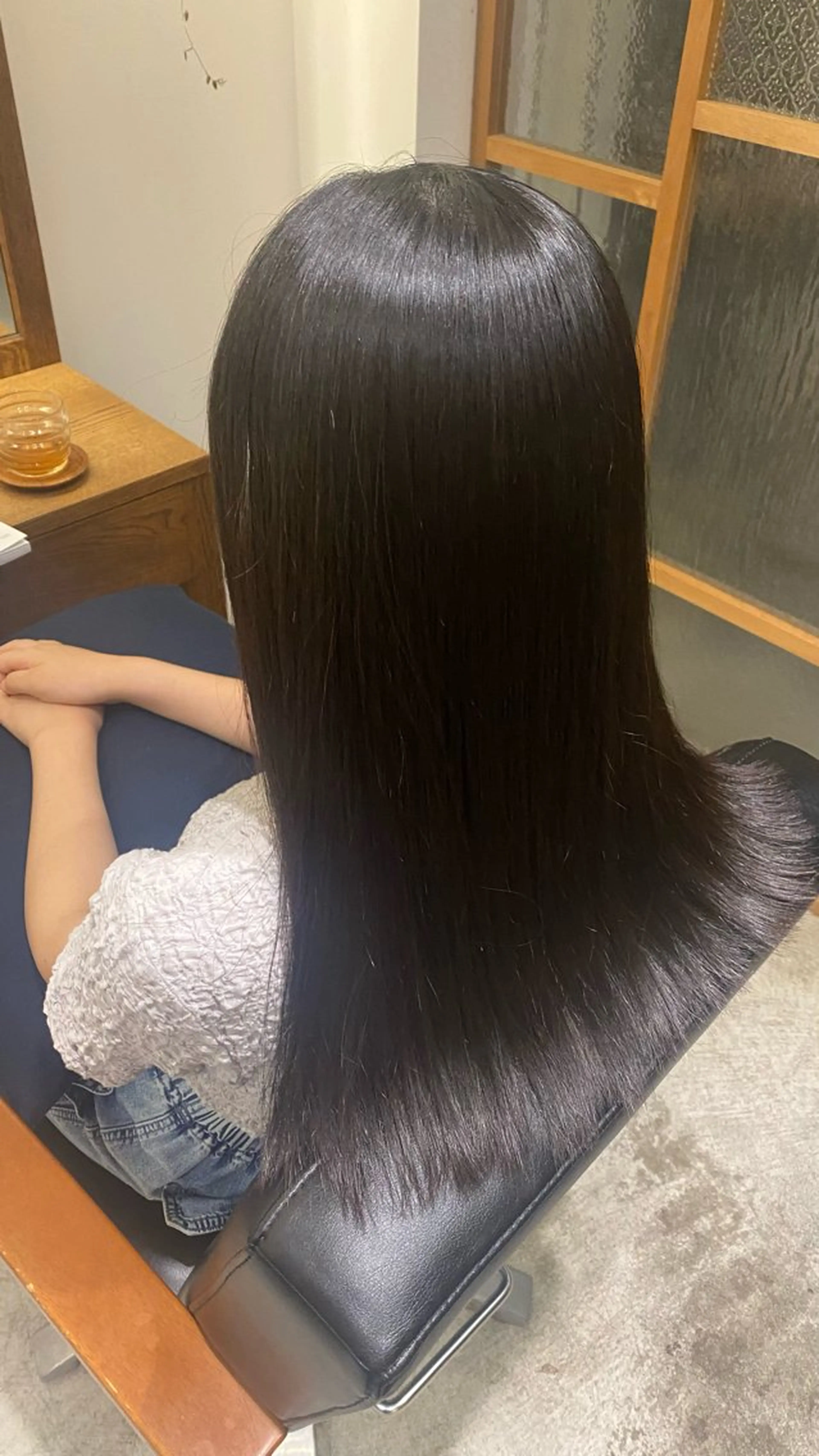 ロング 縮毛矯正 hygge 〜hair works〜所属・寺本 心のヘアスタイル