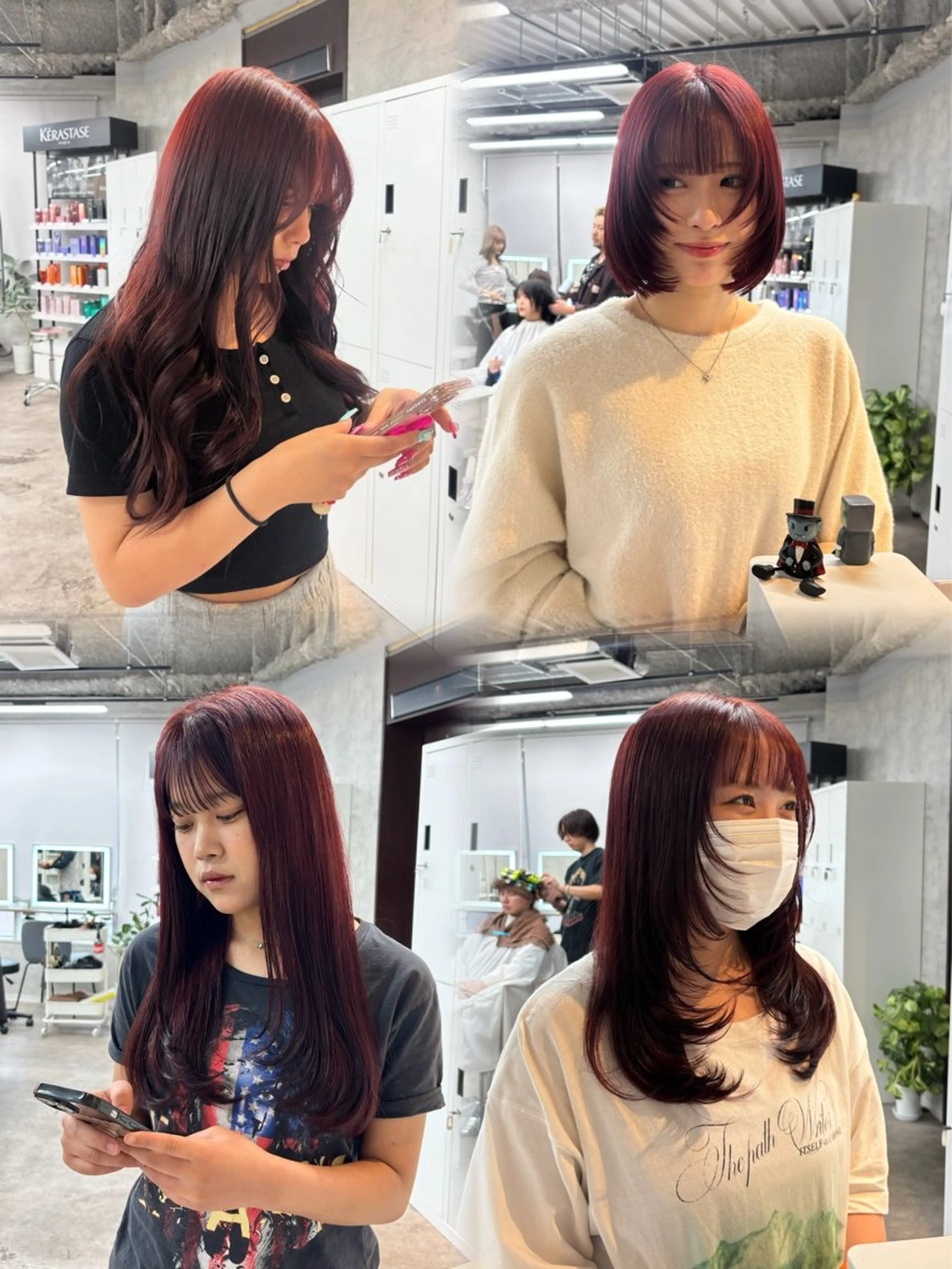 《🎀MAINOオススメ🎀》カット➕ブリーチなしWカラー➕1stepトリートメント🫧(暖色カラー限定🍒)の写真