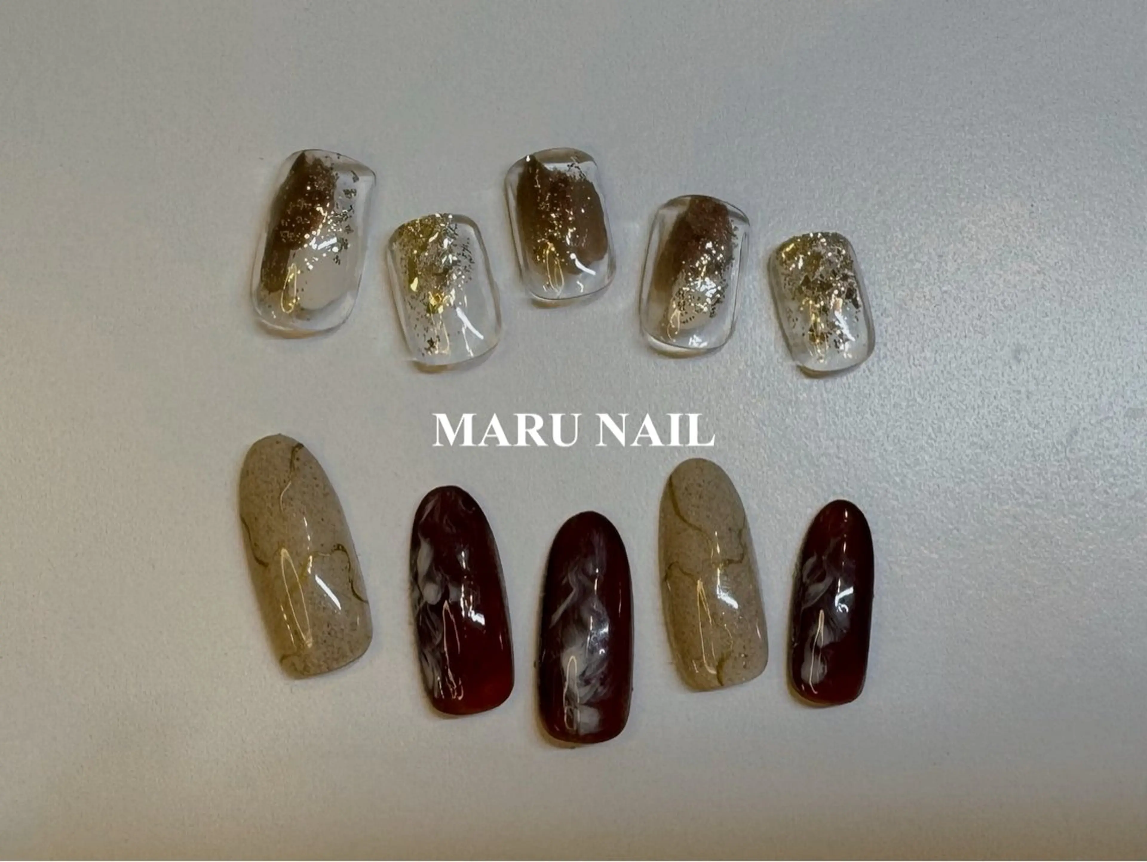 ネイル シンプルネイル ハンドネイル MARU NAIL natsukiのネイルデザイン