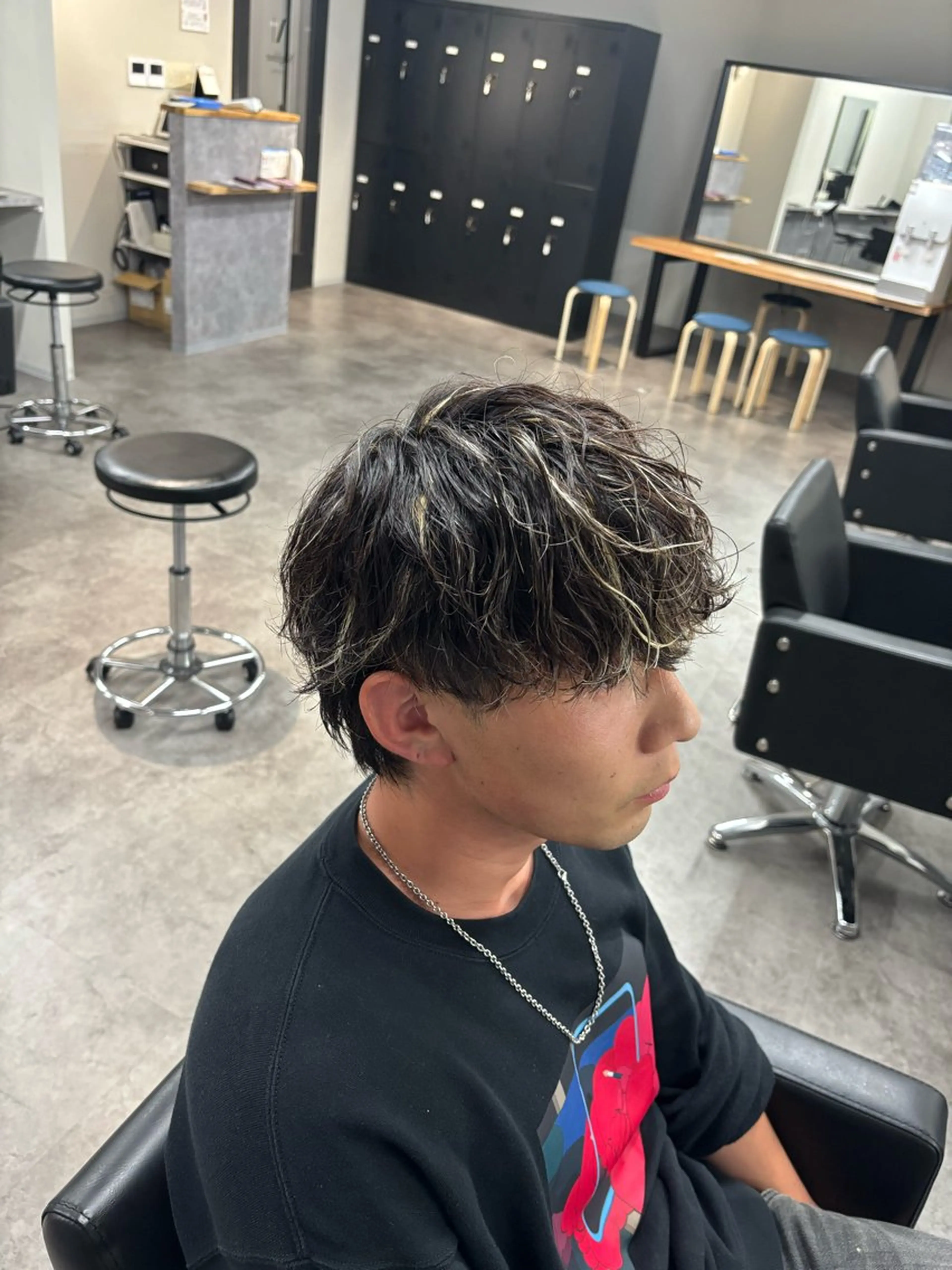 メンズ カット パーマ りあん/ 越谷/パーマのヘアスタイル