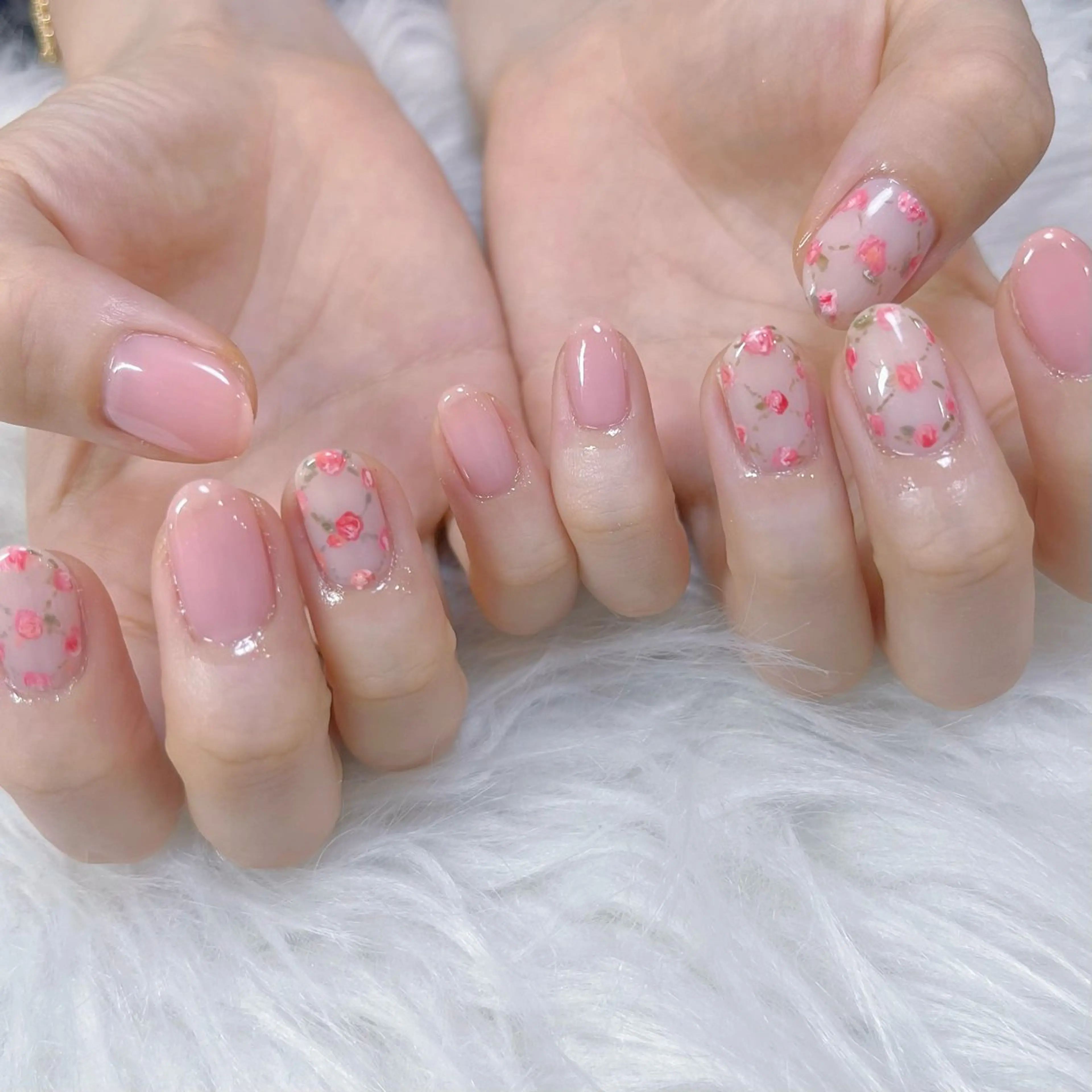 ネイル ハンドネイル Maya 🧊🫧‪のネイルデザイン