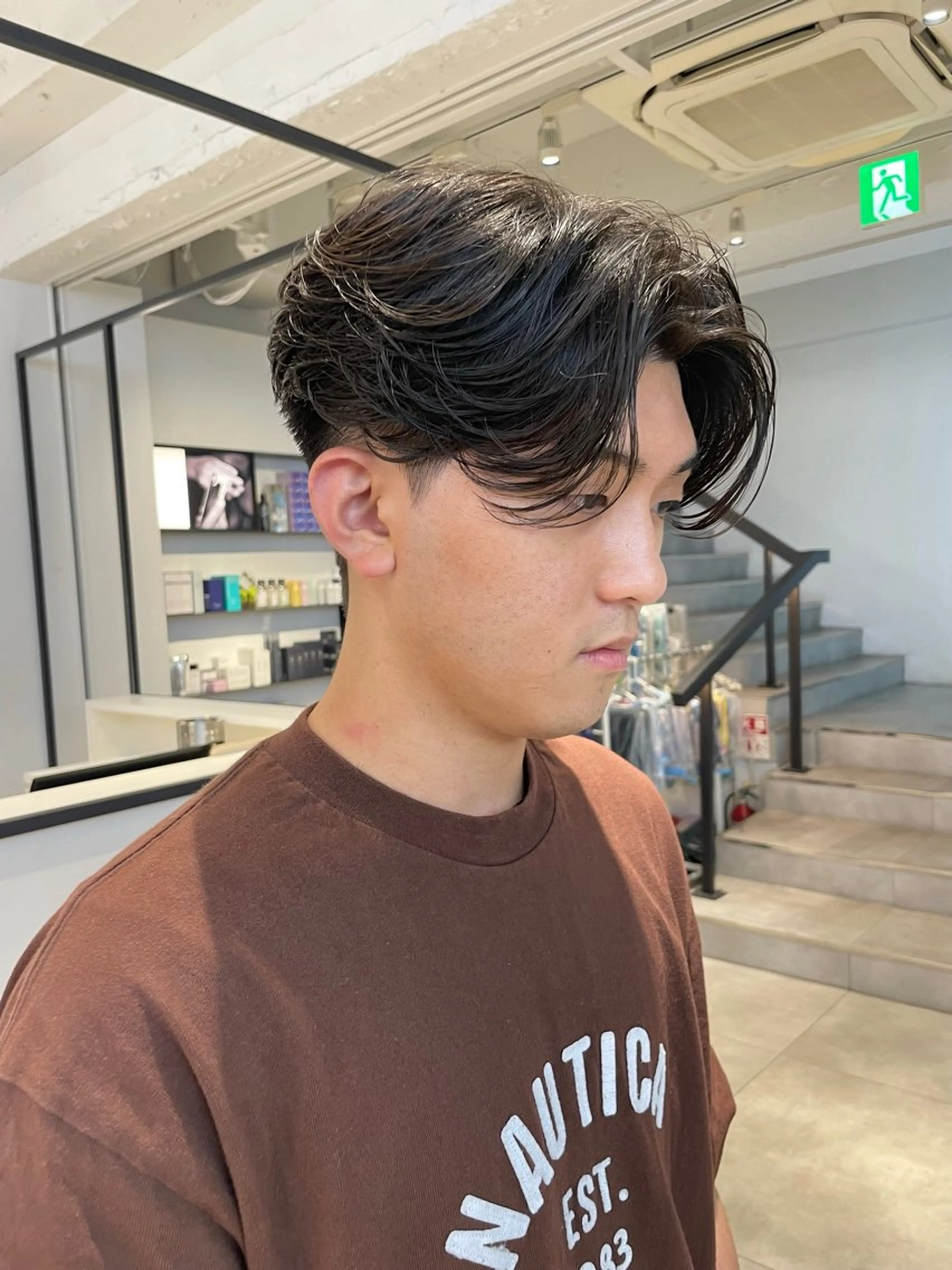 ショート パーマ メンズ カット パーマ 🇰🇷カルマパーマ kaito🇰🇷のヘアスタイル