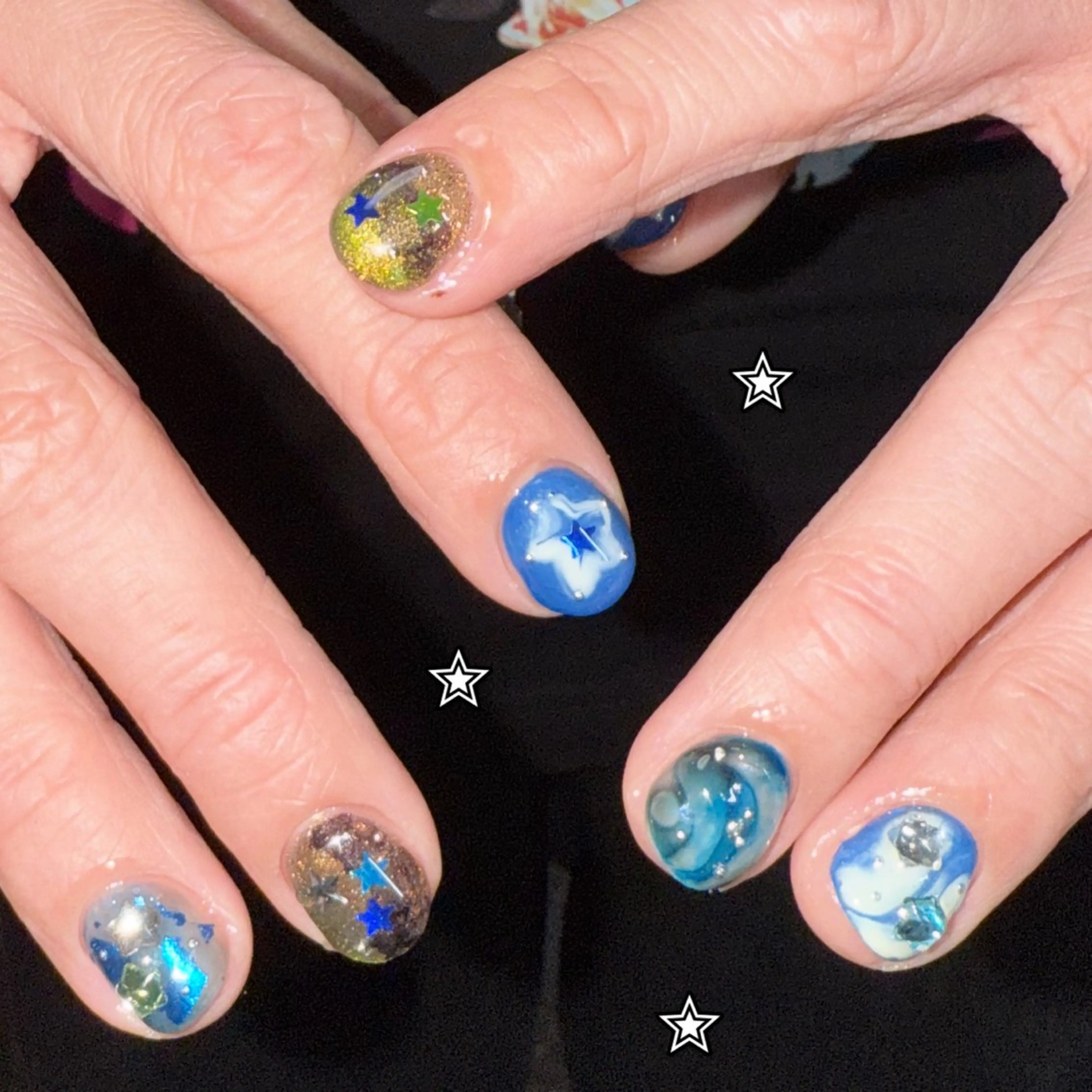 ネイル シンプルネイル ハンドネイル posa nail モエミのネイルデザイン