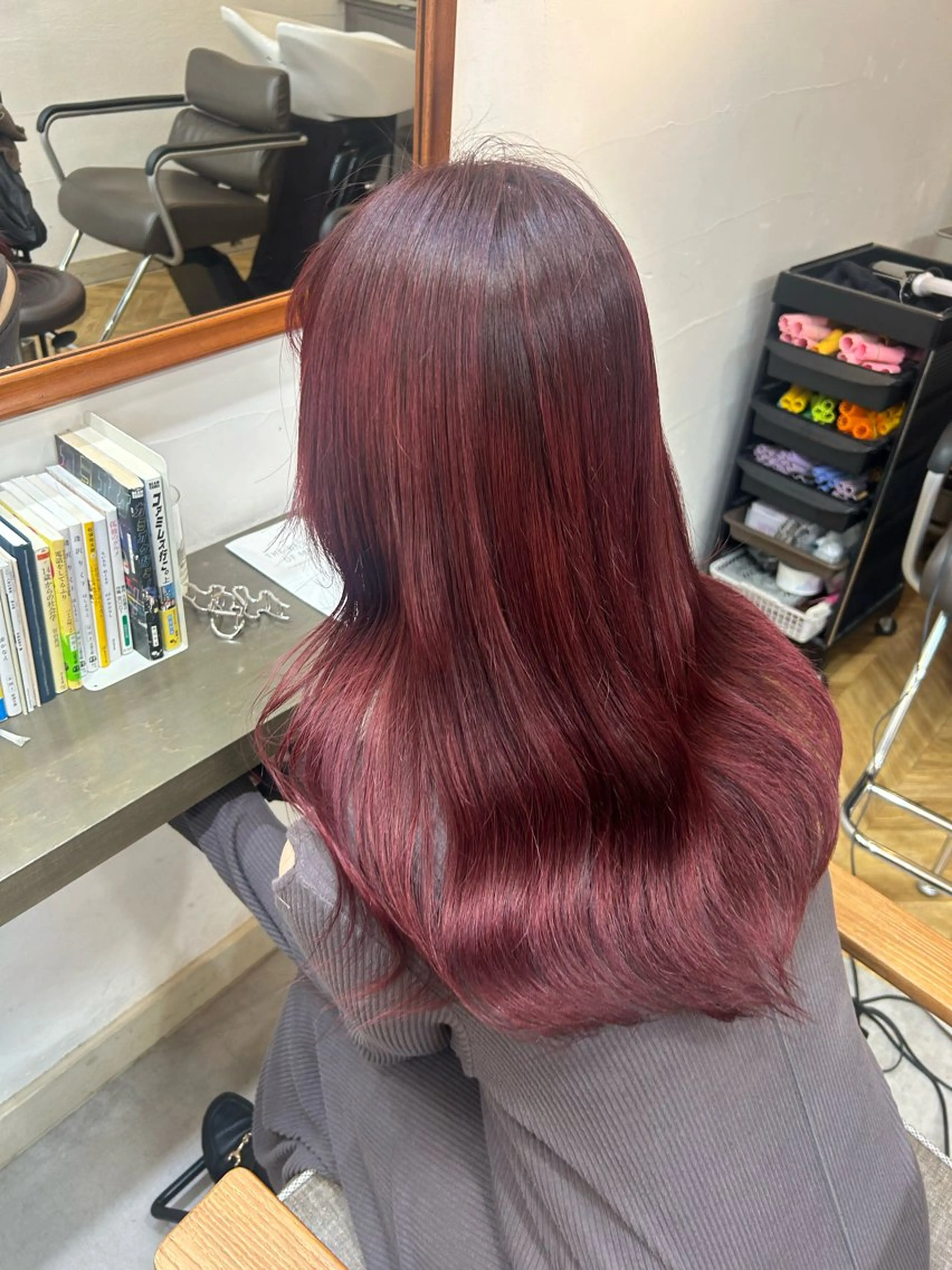 ロング カラー ヘアカラー トリートメント ショート￤ボブ￤顔周 りcut￤ナノコ🎀のヘアスタイル
