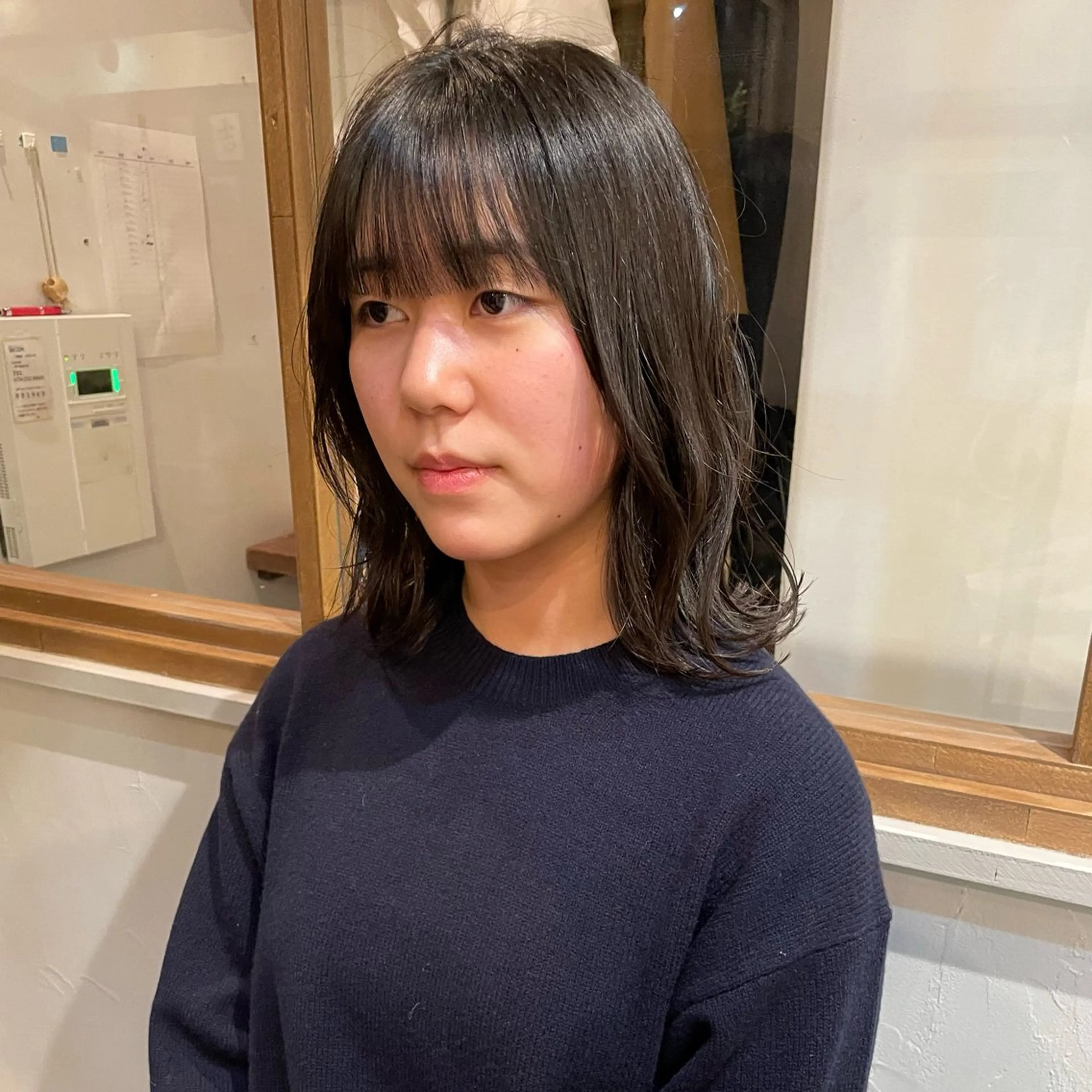 ミディアム カラー 平地 晃人のヘアスタイル