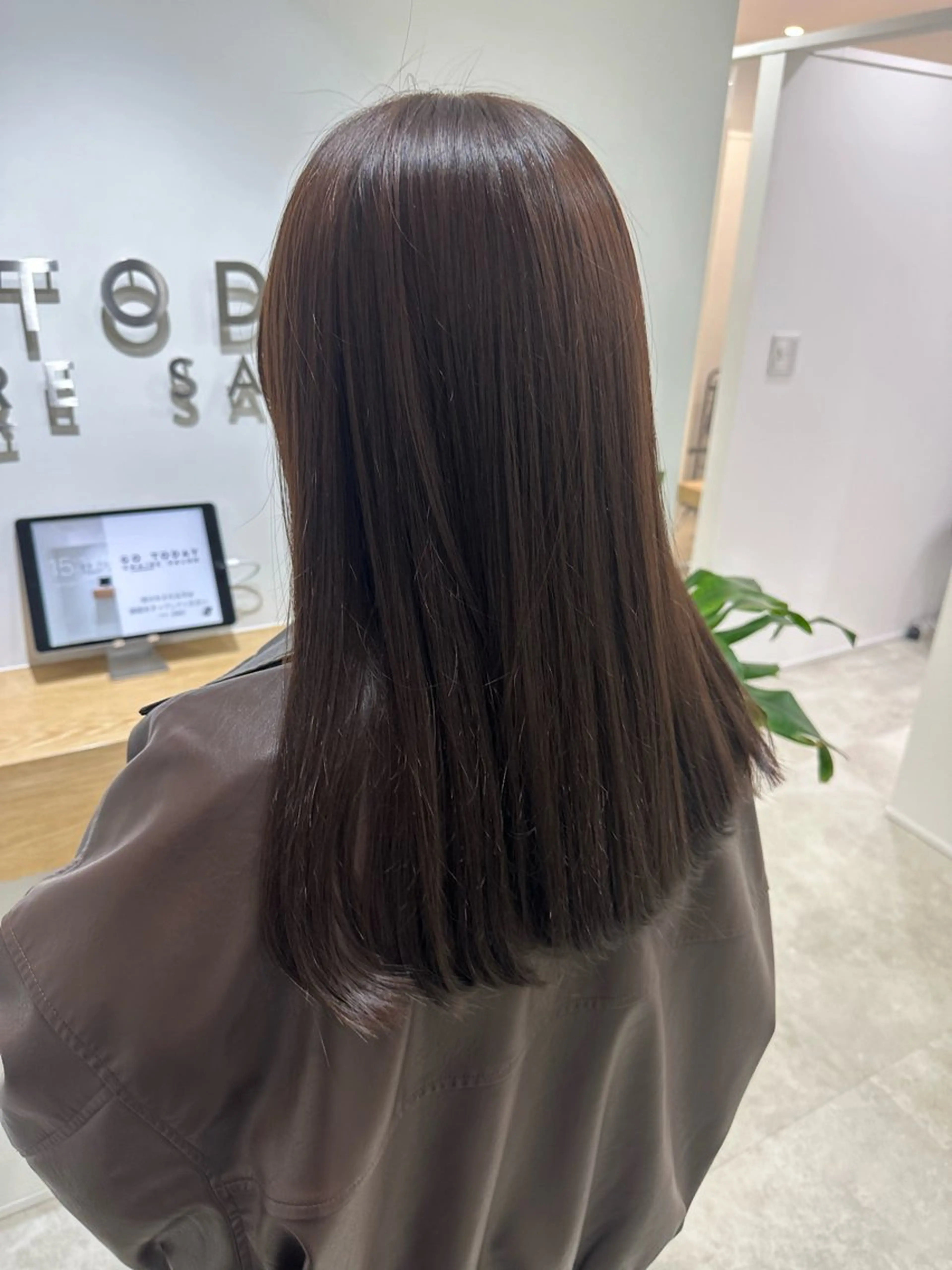 ロング カラー カット ヘアカラー 海外ヘア/ワンカラー 🍒nao.のヘアスタイル