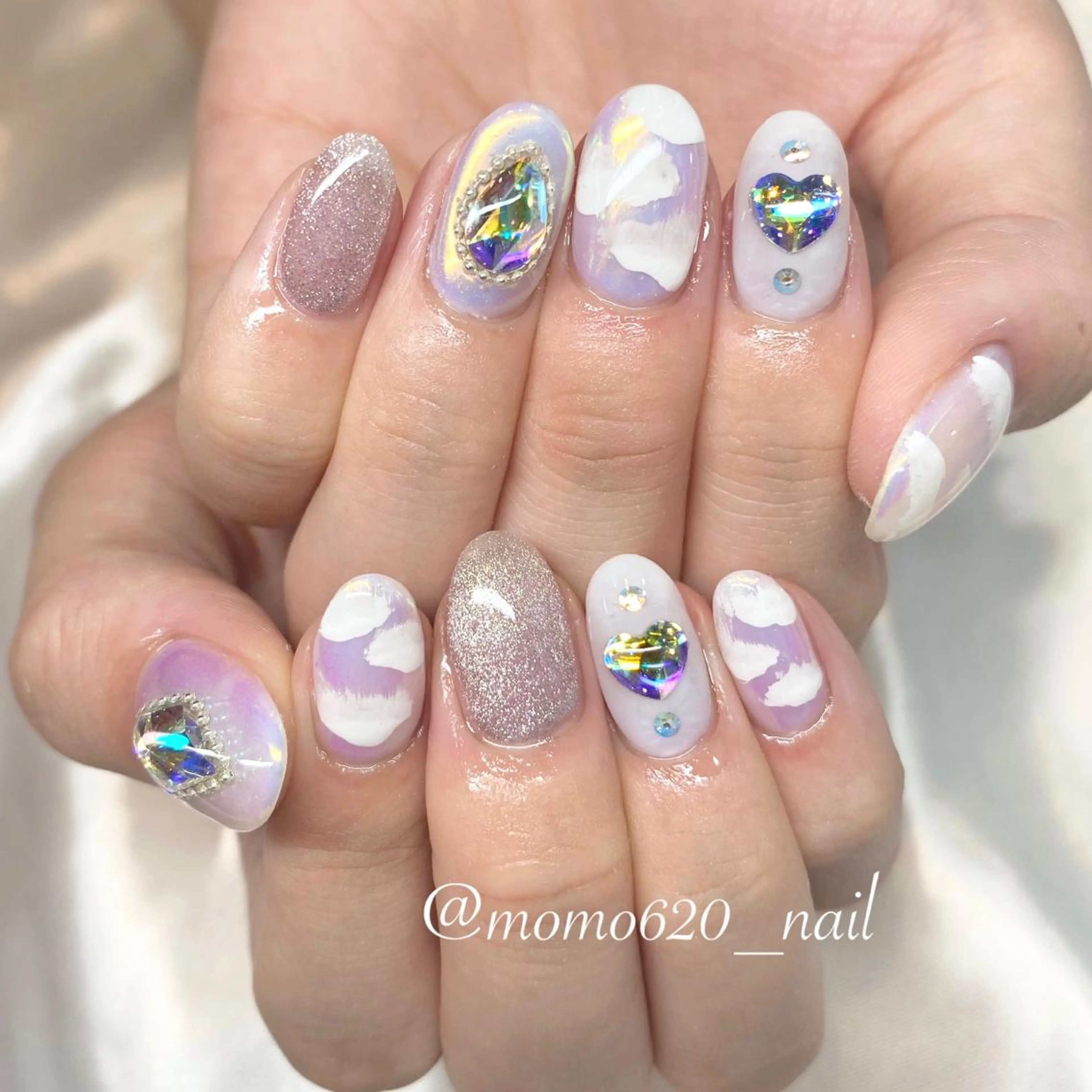 ネイル オーロラネイル nailsalon moca 堀江店所属・moca堀江店 momokaのネイルデザイン