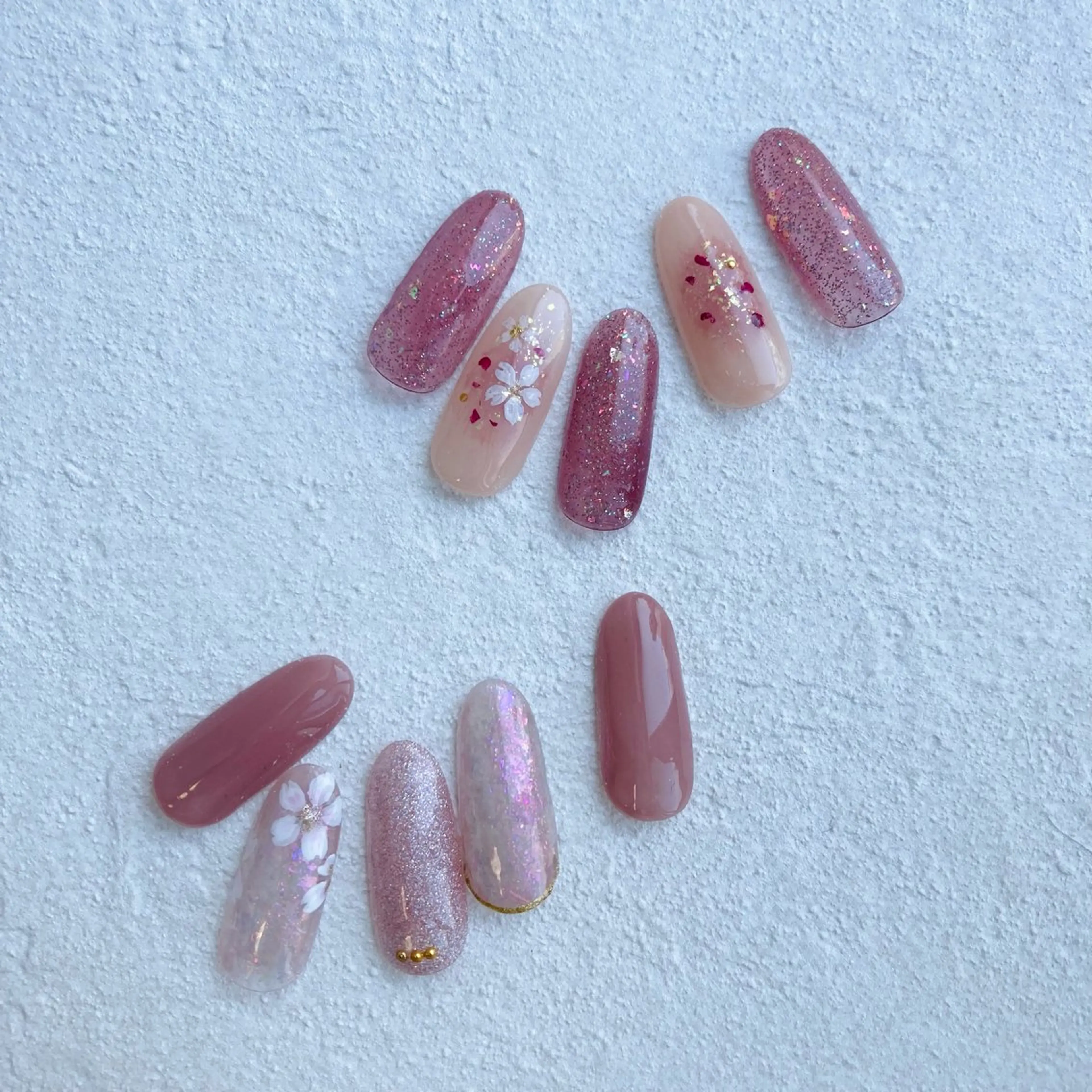 ネイル 桜ネイル 長島 かおるのネイルデザイン
