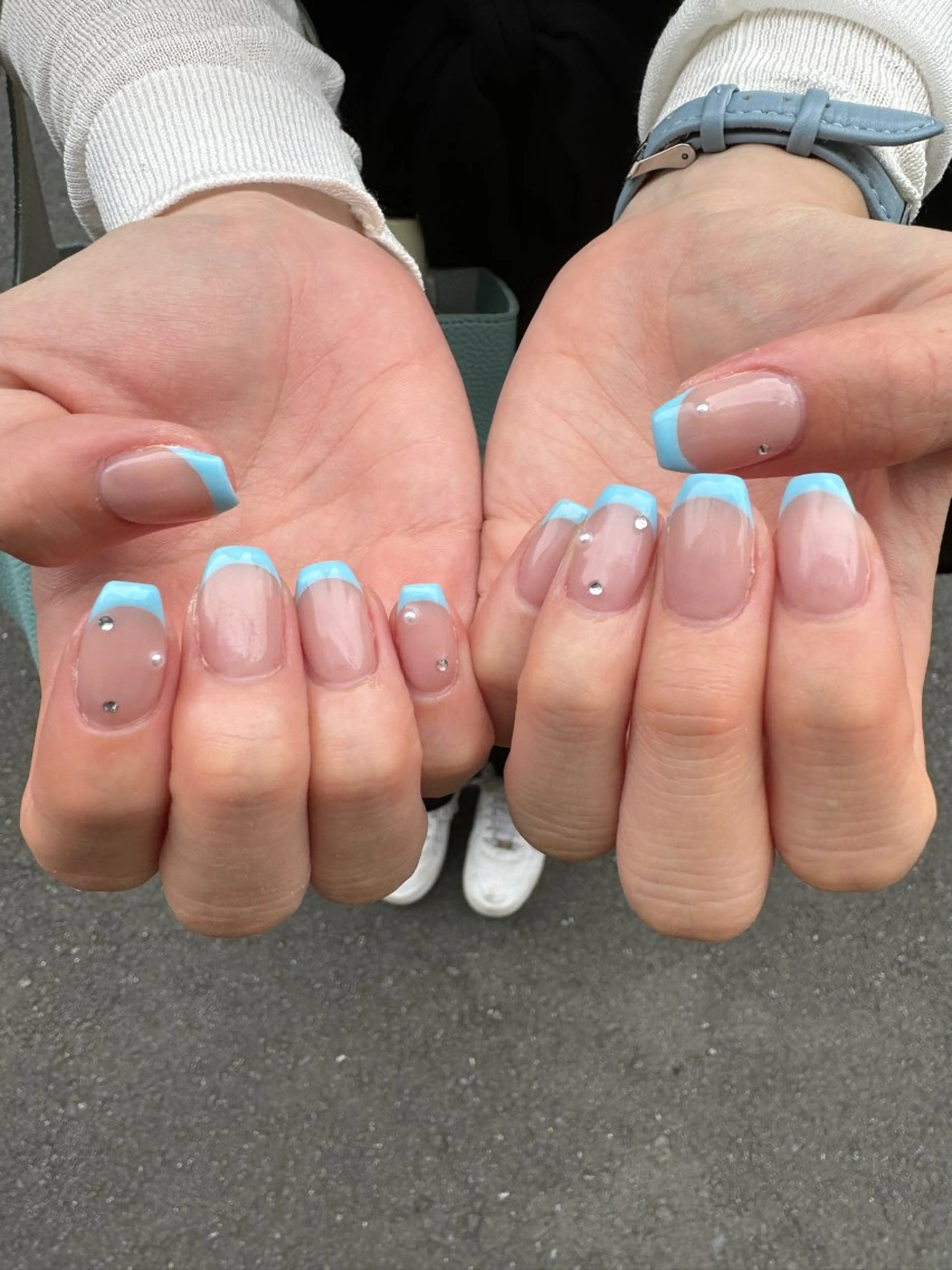 ネイル フラッシュネイル 韓国ネイル ラメ(グリッター) ラメグラデーション マグネットネイル MH_ Nailのネイルデザイン