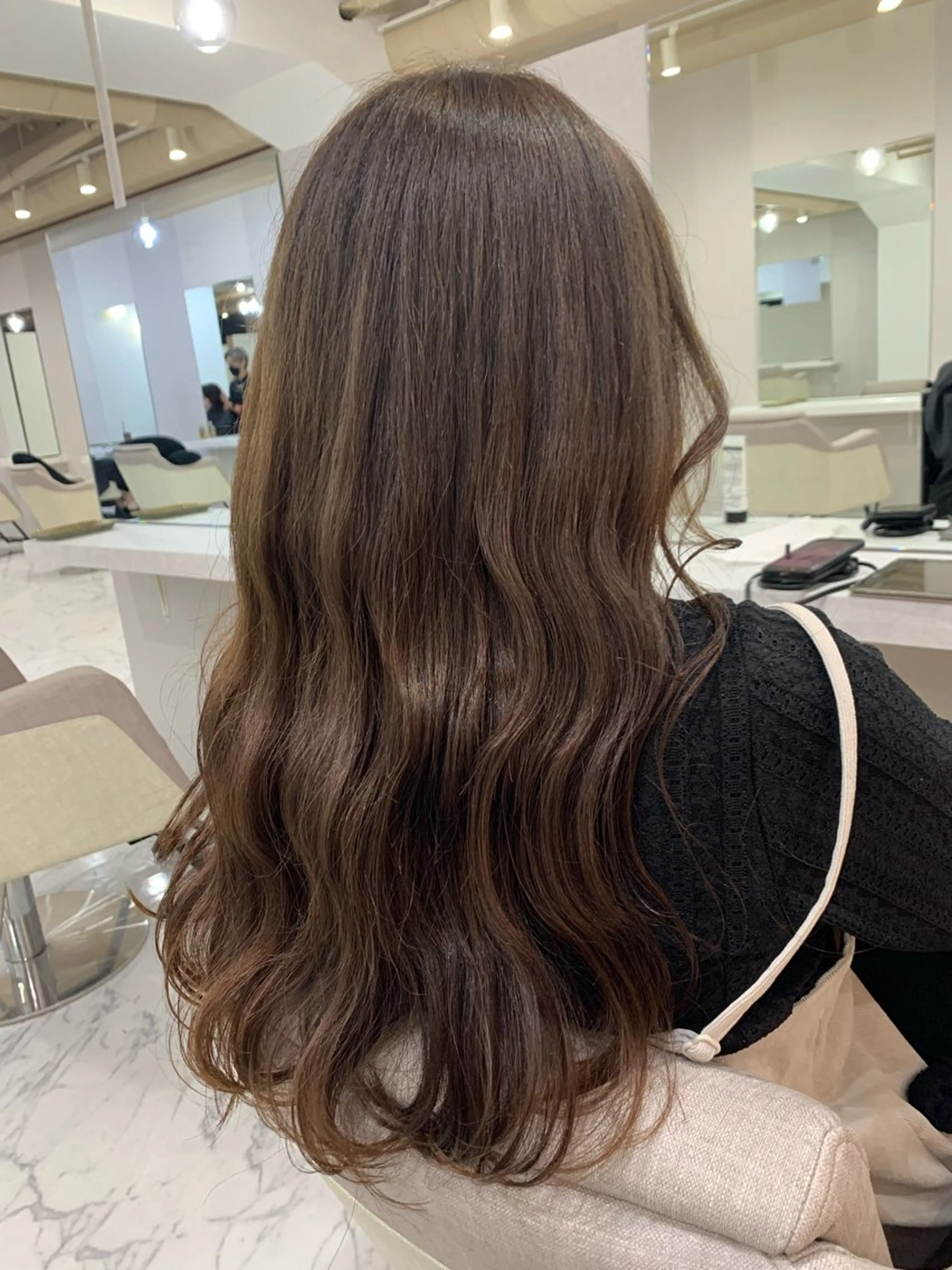 ロング カラー ブラウンカラー 高橋 一樹のヘアスタイル