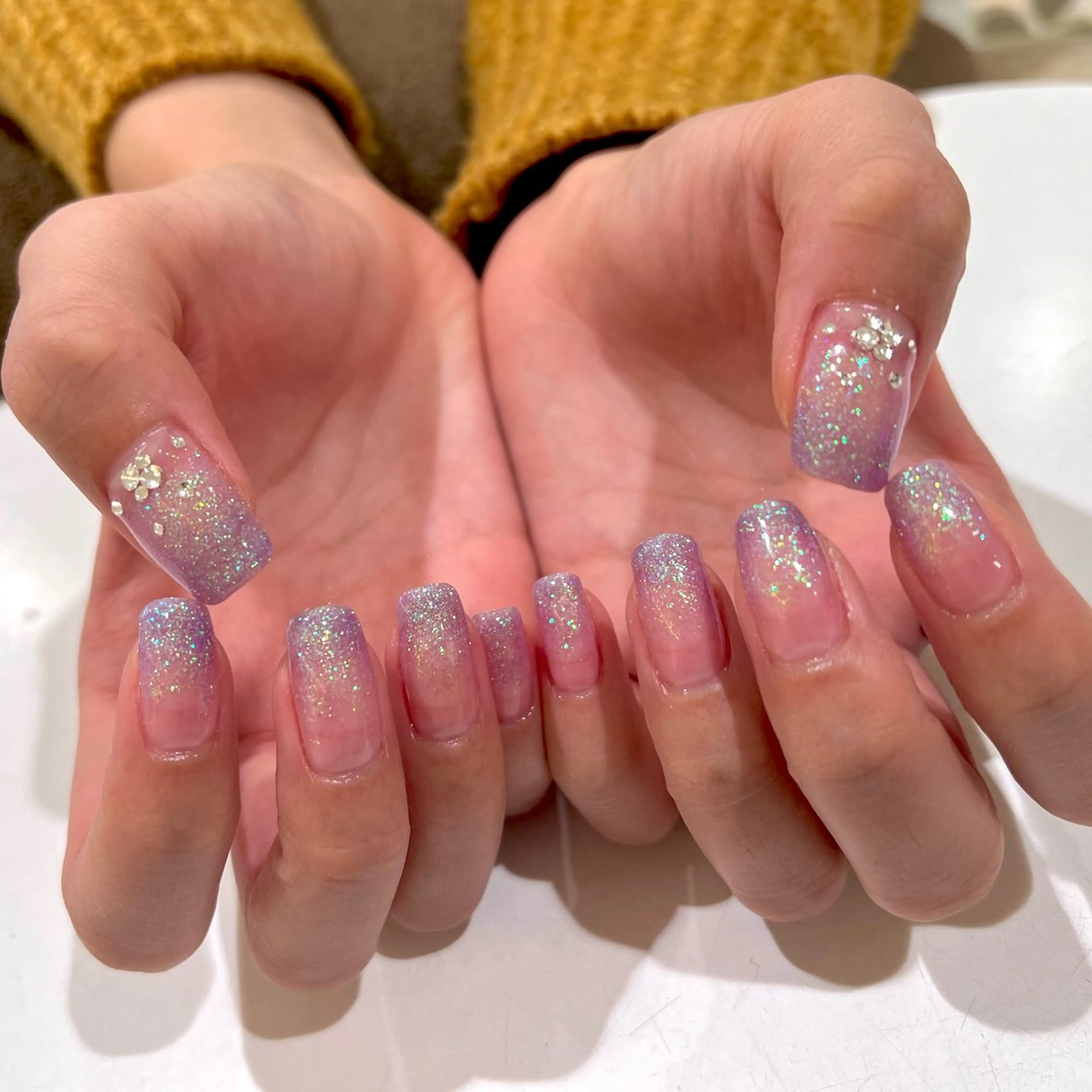 ネイル アートネイル ワンカラーネイル ハンドネイル 田中 夏海のネイルデザイン