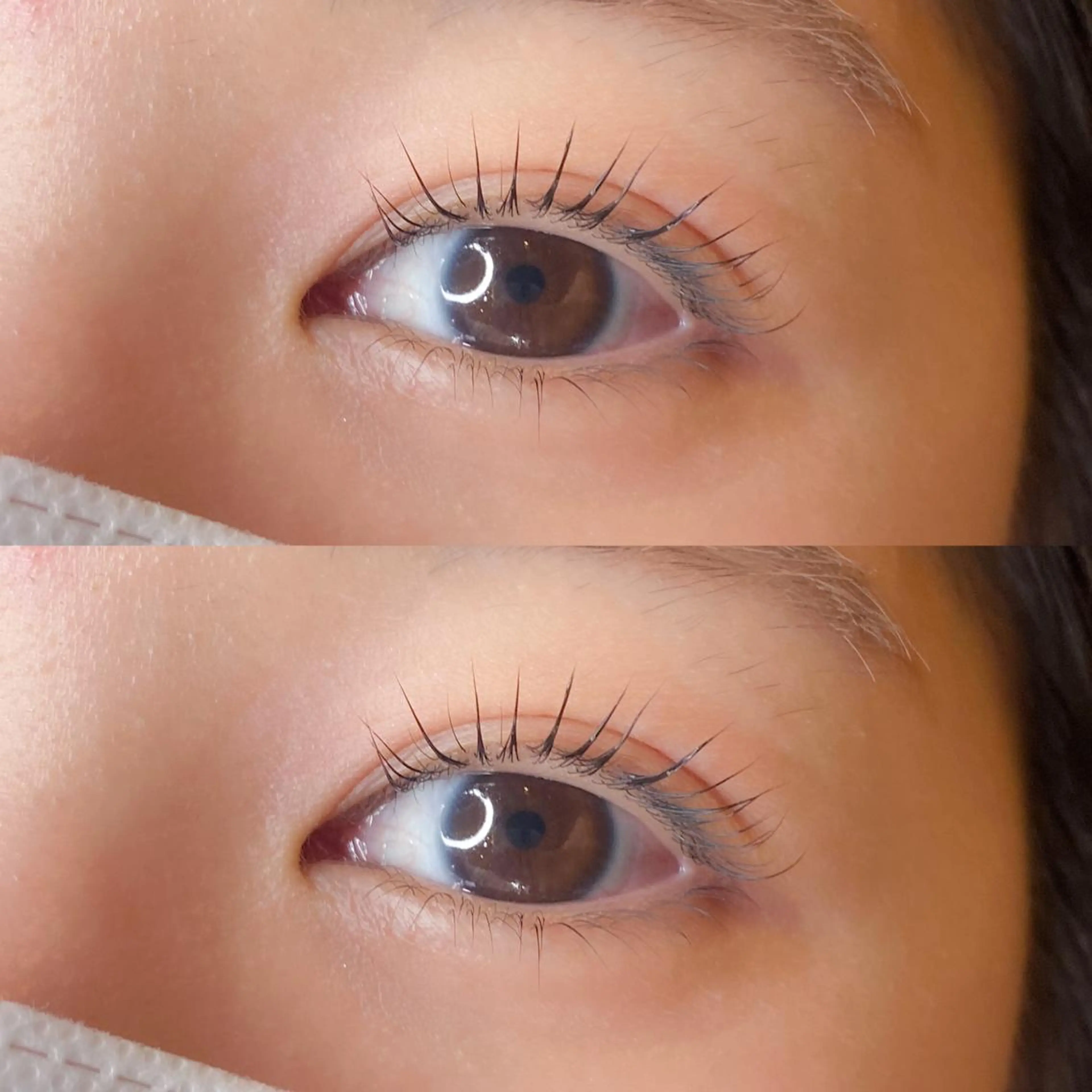 マツエク・マツパ パリジェンヌラッシュリフト 一重×まつ毛パーマ マツパ une 石橋阪大前・ 箕面・池田・蛍池のマツエク・マツパデザイン