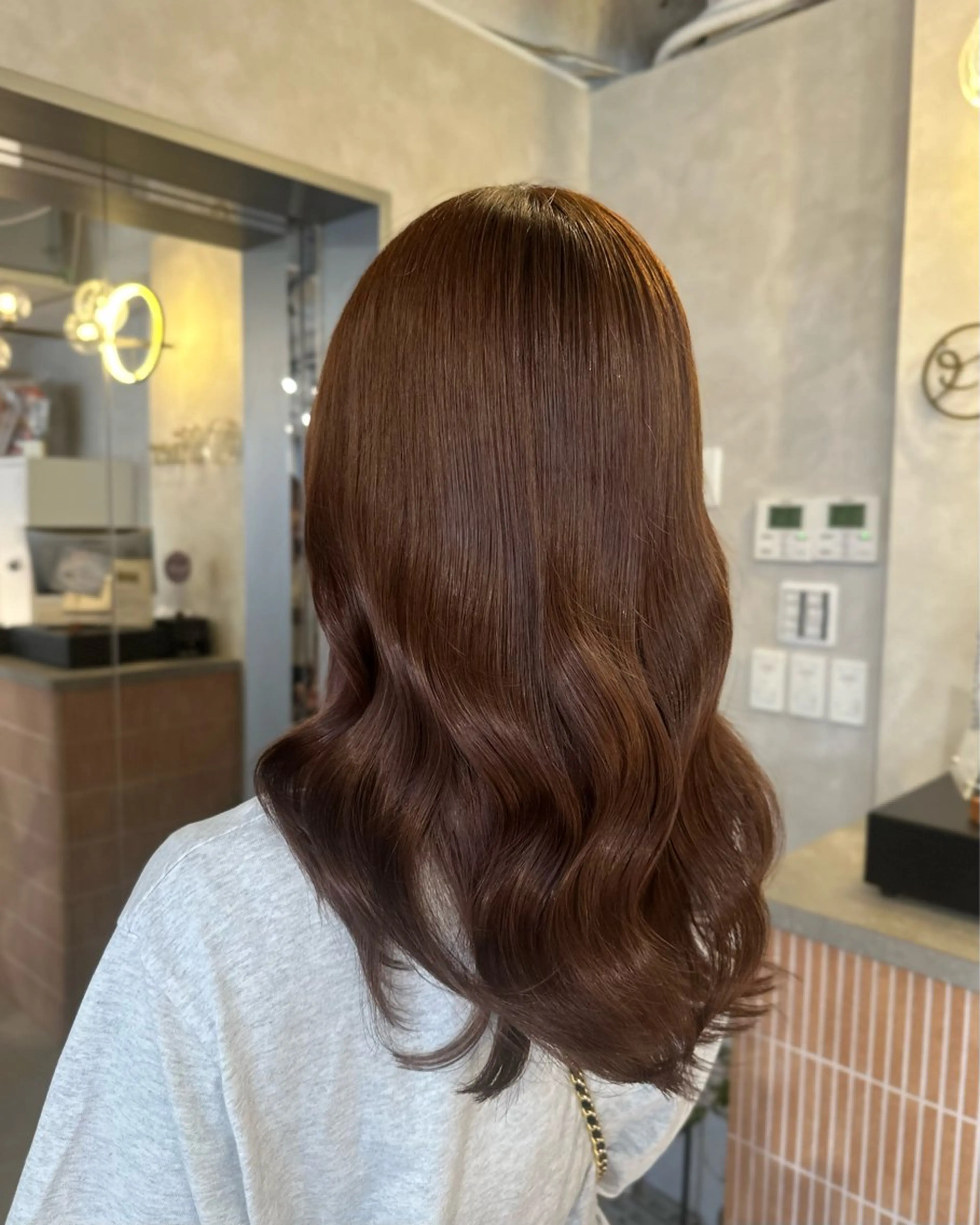 セミロング カット ヘアカラー トリートメント hayato / 梅田のヘアスタイル
