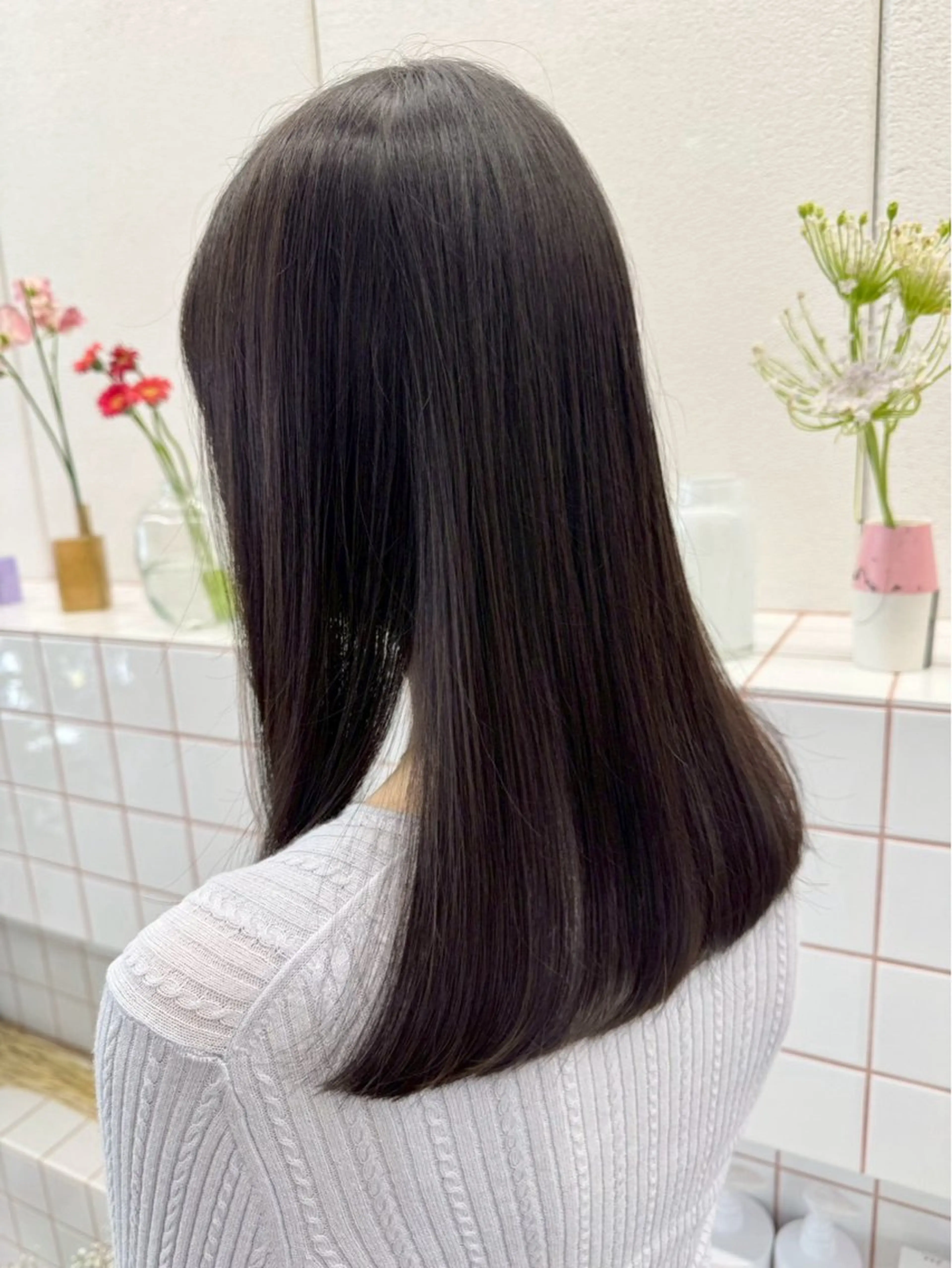 【髪質改善×縮毛矯正】カット+酸性ストレートの写真