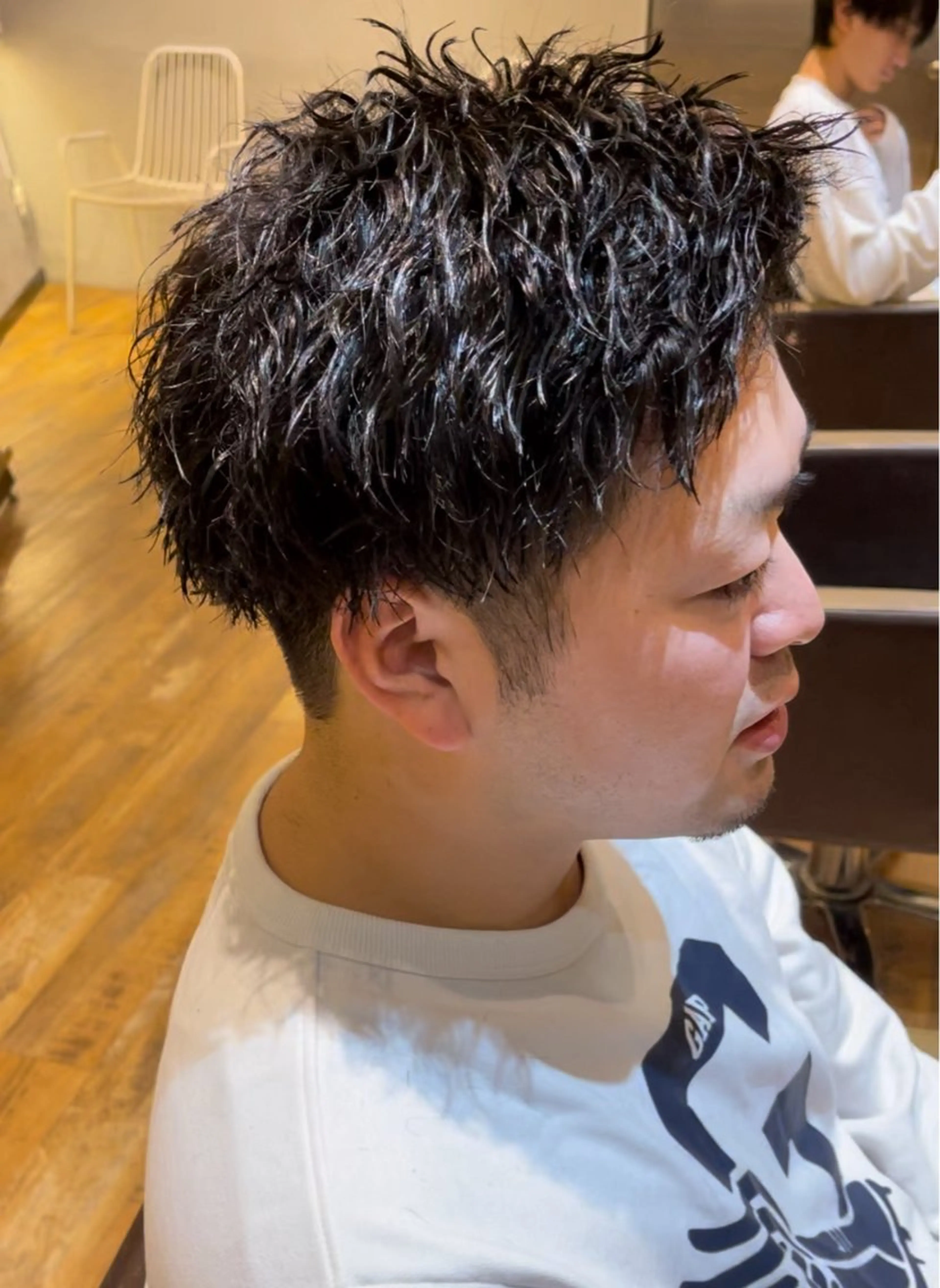 パーマ メンズ メンズパーマ ツイストスパイラルパーマ スパイラルパーマ カット パーマ CUORE HAIR ange水戸所属・🌟パーマリスト 鈴木雄大🌟のヘアスタイル