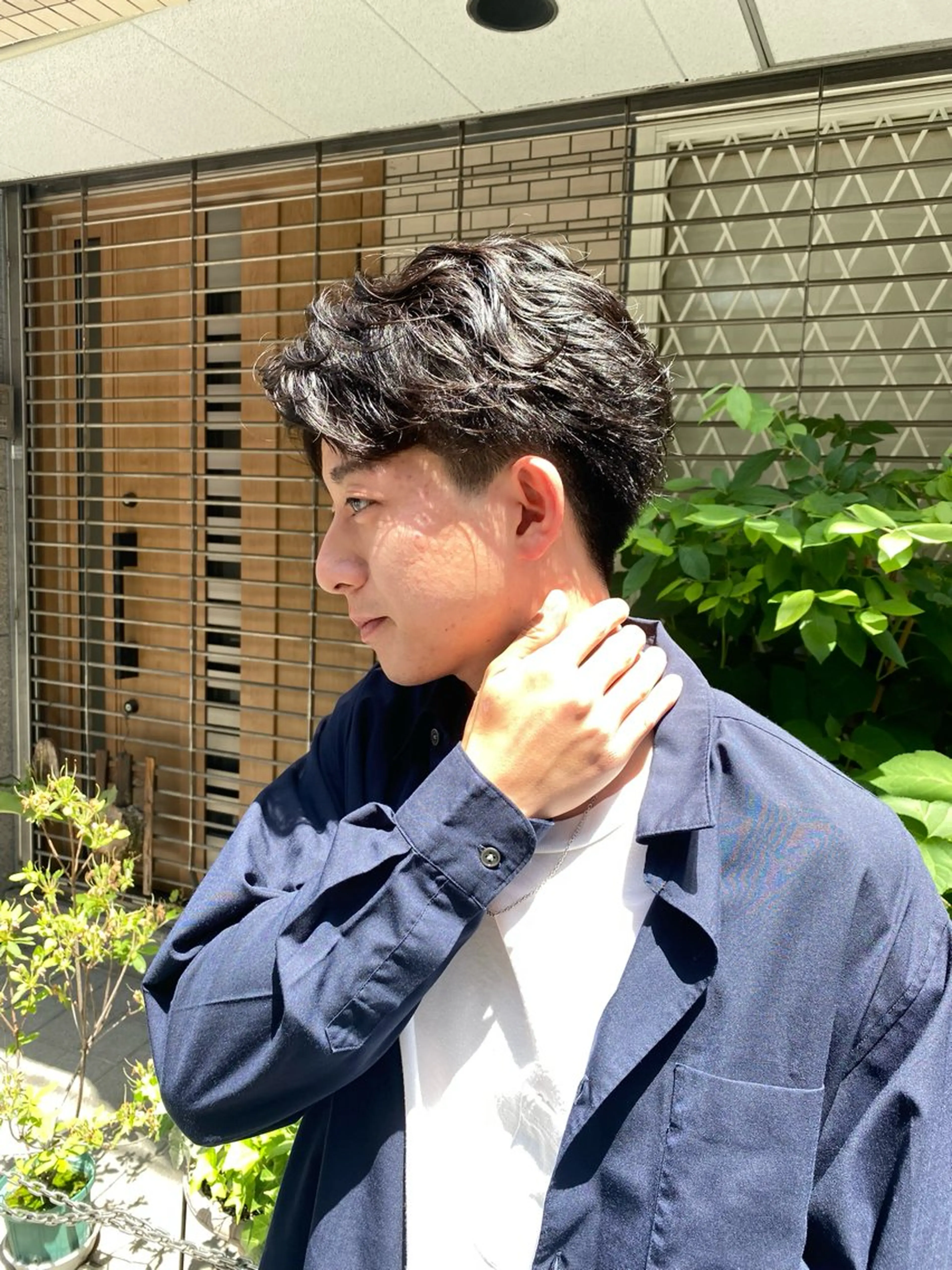 メンズ センターパート カット パーマ Lily 日吉所属・日吉で叶える🍒🍒 オカベナオヤのヘアスタイル