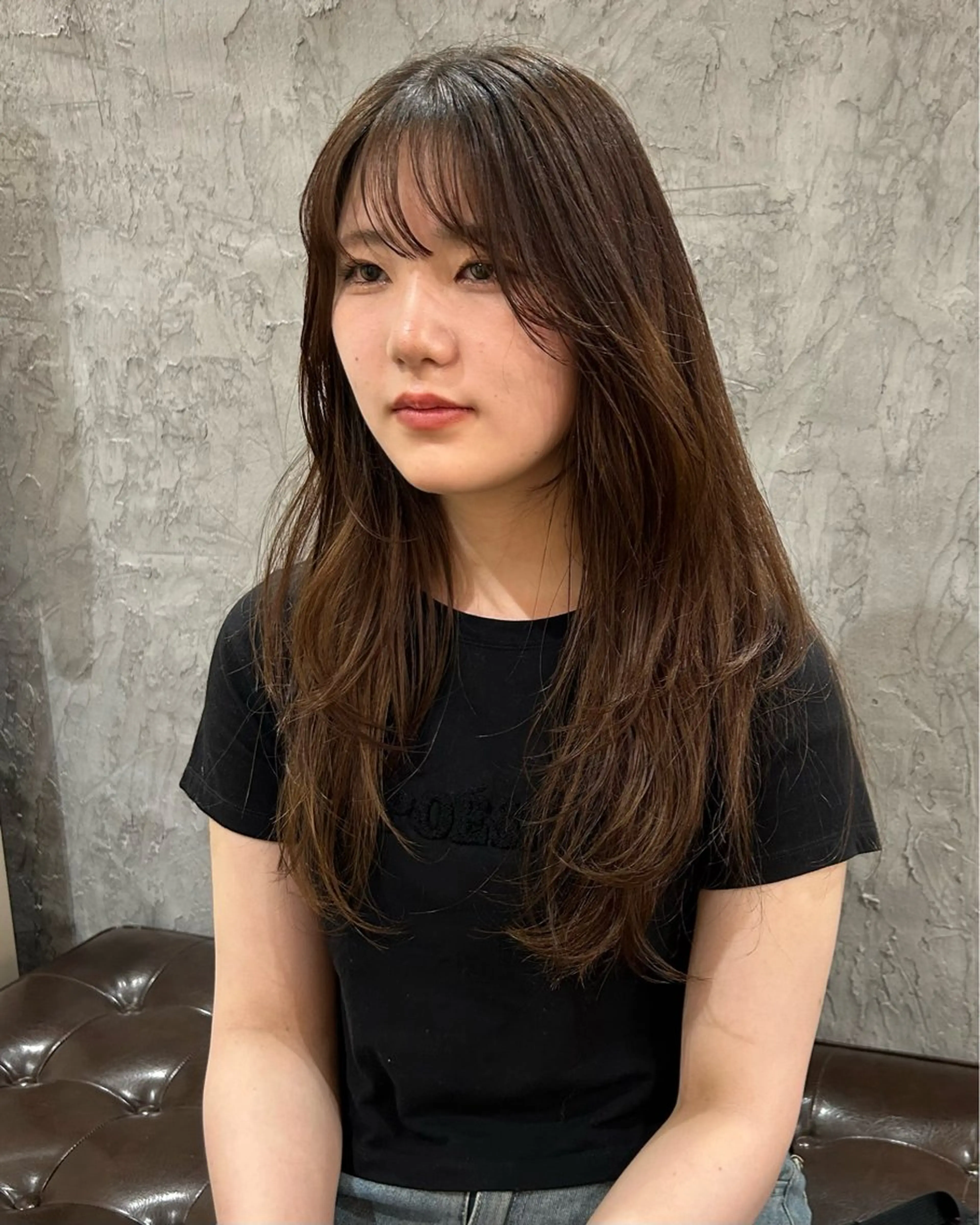 ロング カット 梅田/透明感カラー ボブレイヤーきょうかのヘアスタイル