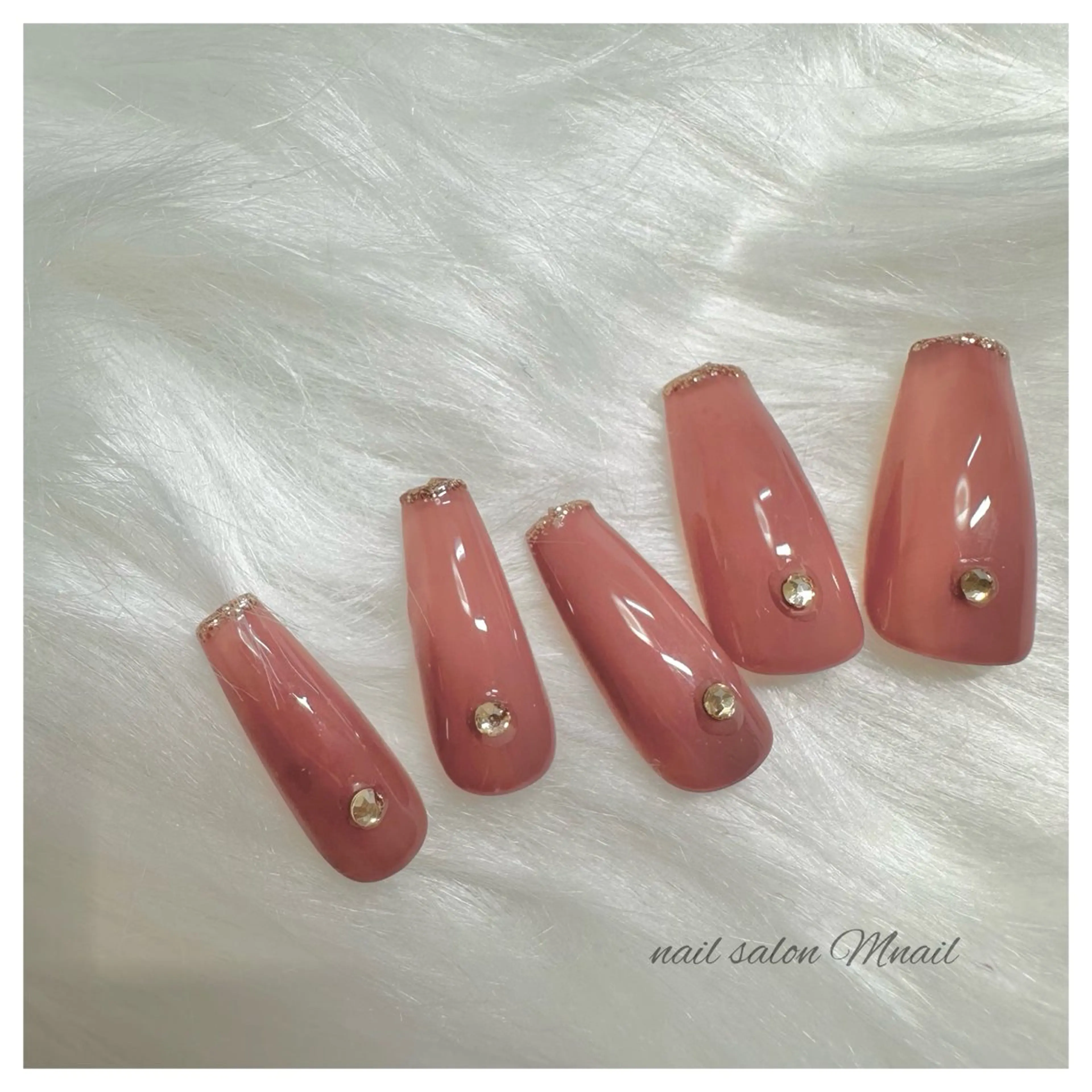 ネイル ラメ(グリッター) ストーンネイル ハンドネイル ハンドケア Mnail ちひろのネイルデザイン