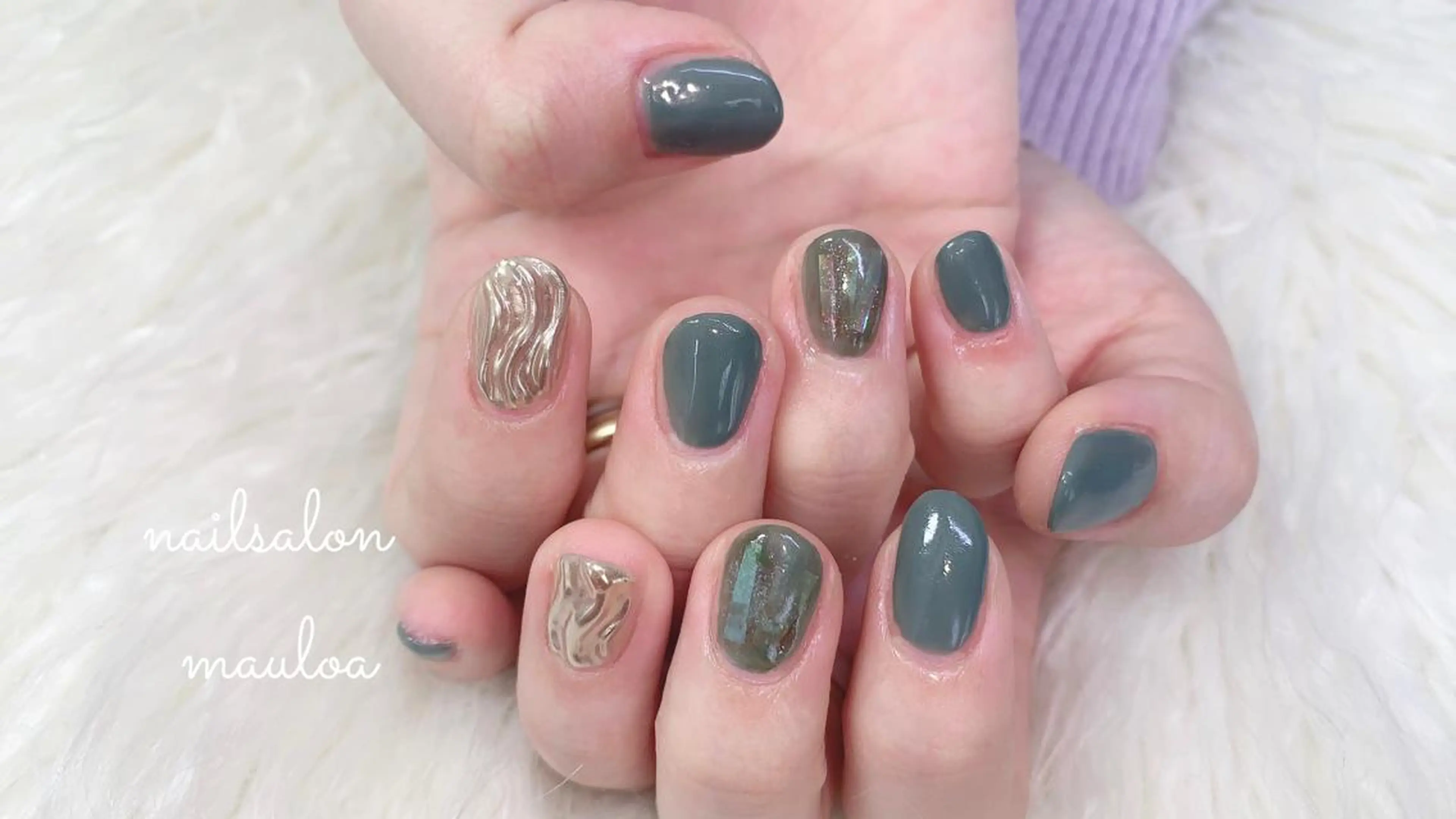 ネイル グリーン pipi..所属・pipi ..のネイルデザイン