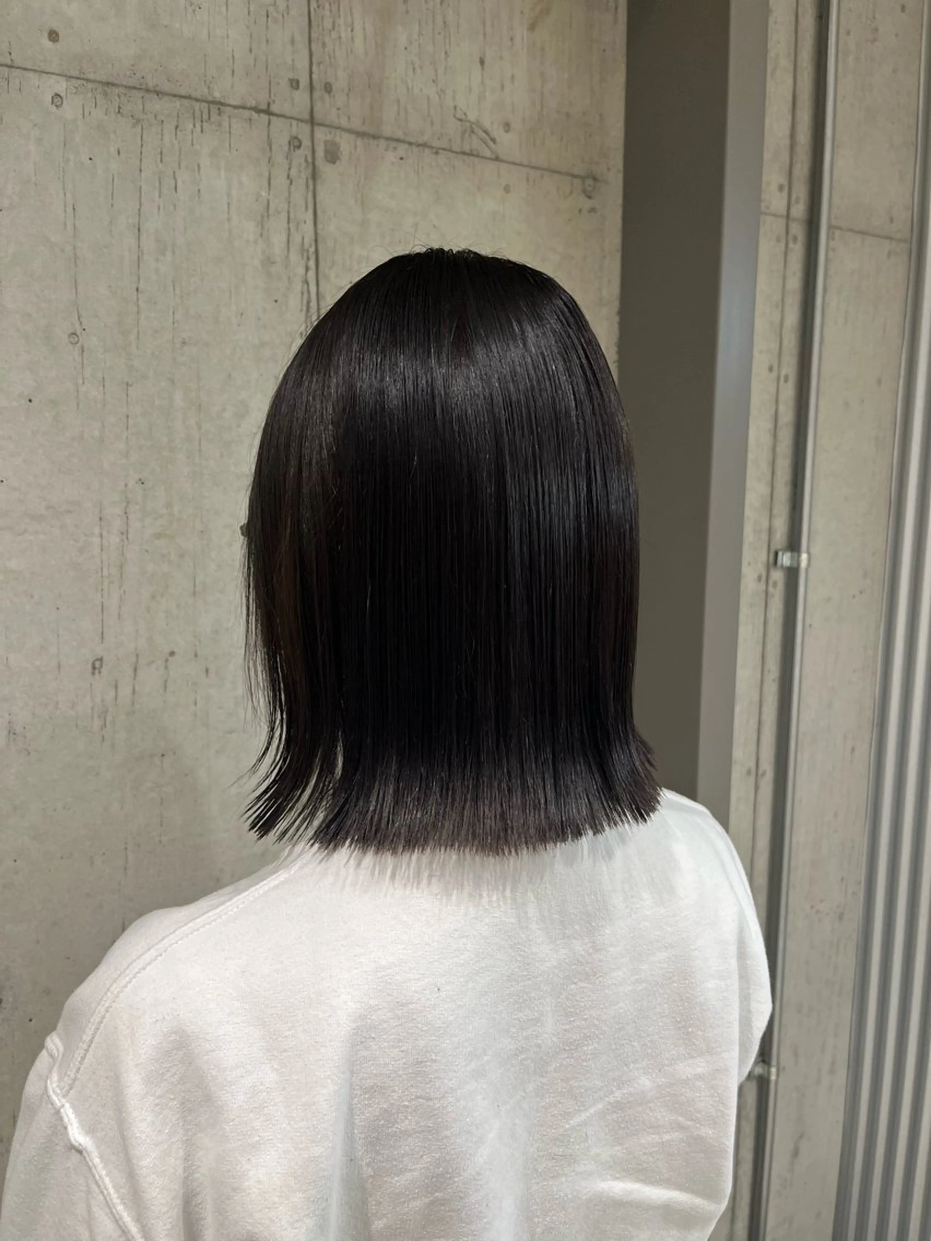 ミディアム カラー ヘアアレンジ カット ヘアカラー トリートメント 傷ませないカラー・ ボブ・リクト💥のヘアスタイル