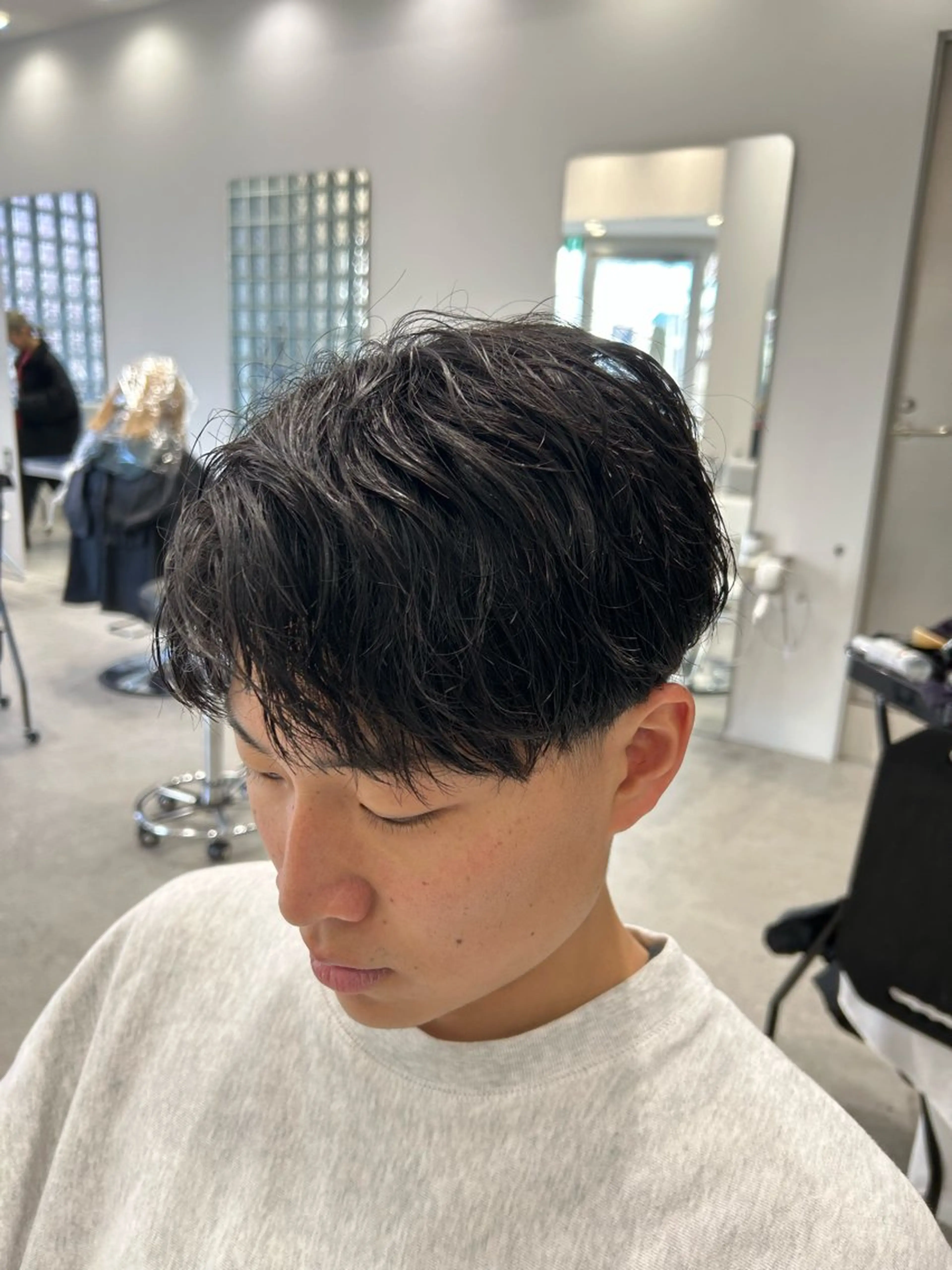 パーマ メンズ メンズパーマ カット パーマ 無料ショートモデル 募集✔️SEIYAのヘアスタイル
