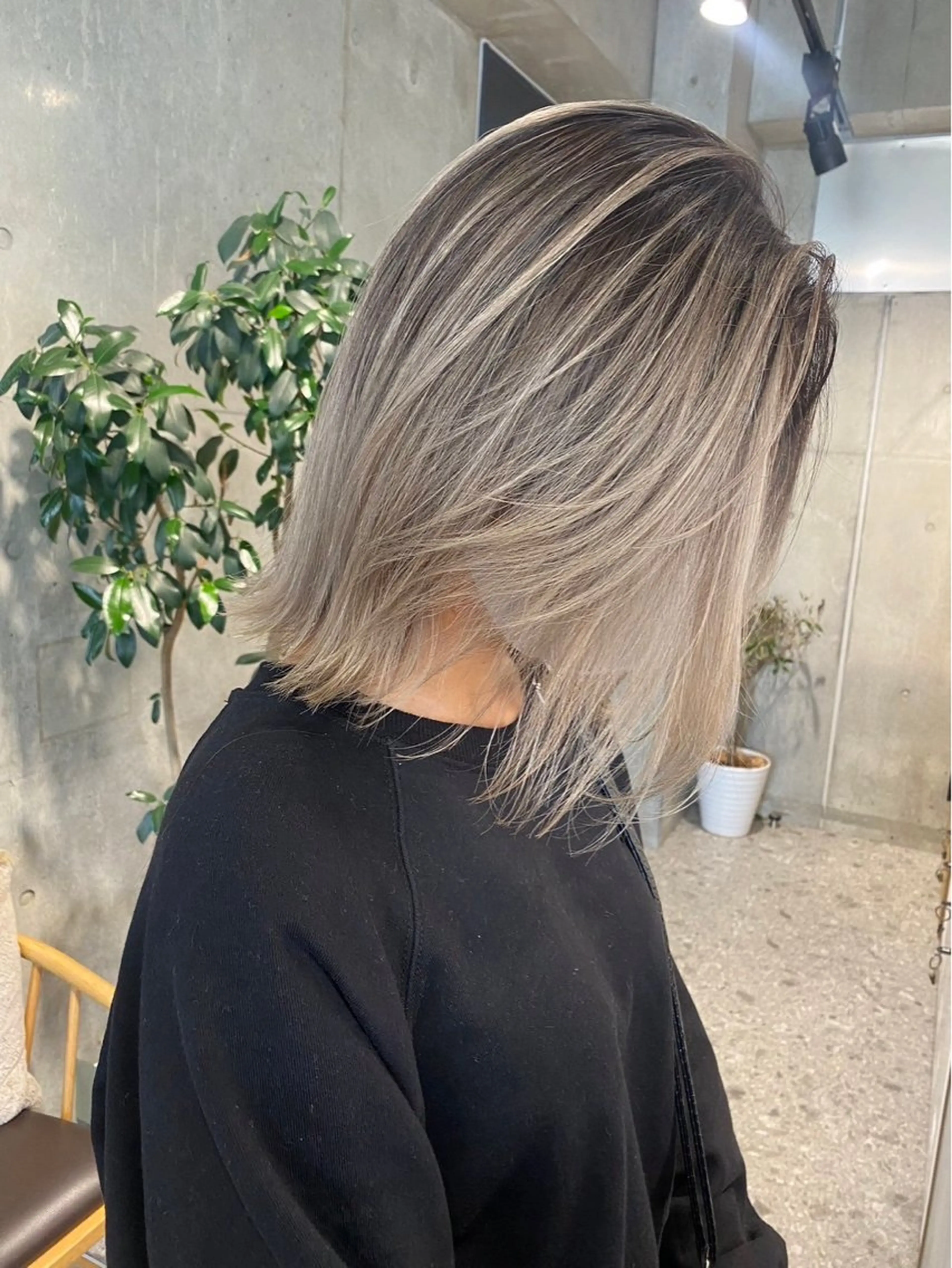 ミディアム ヘアカラー 🎀ダブルカラー hinata🎀のヘアスタイル