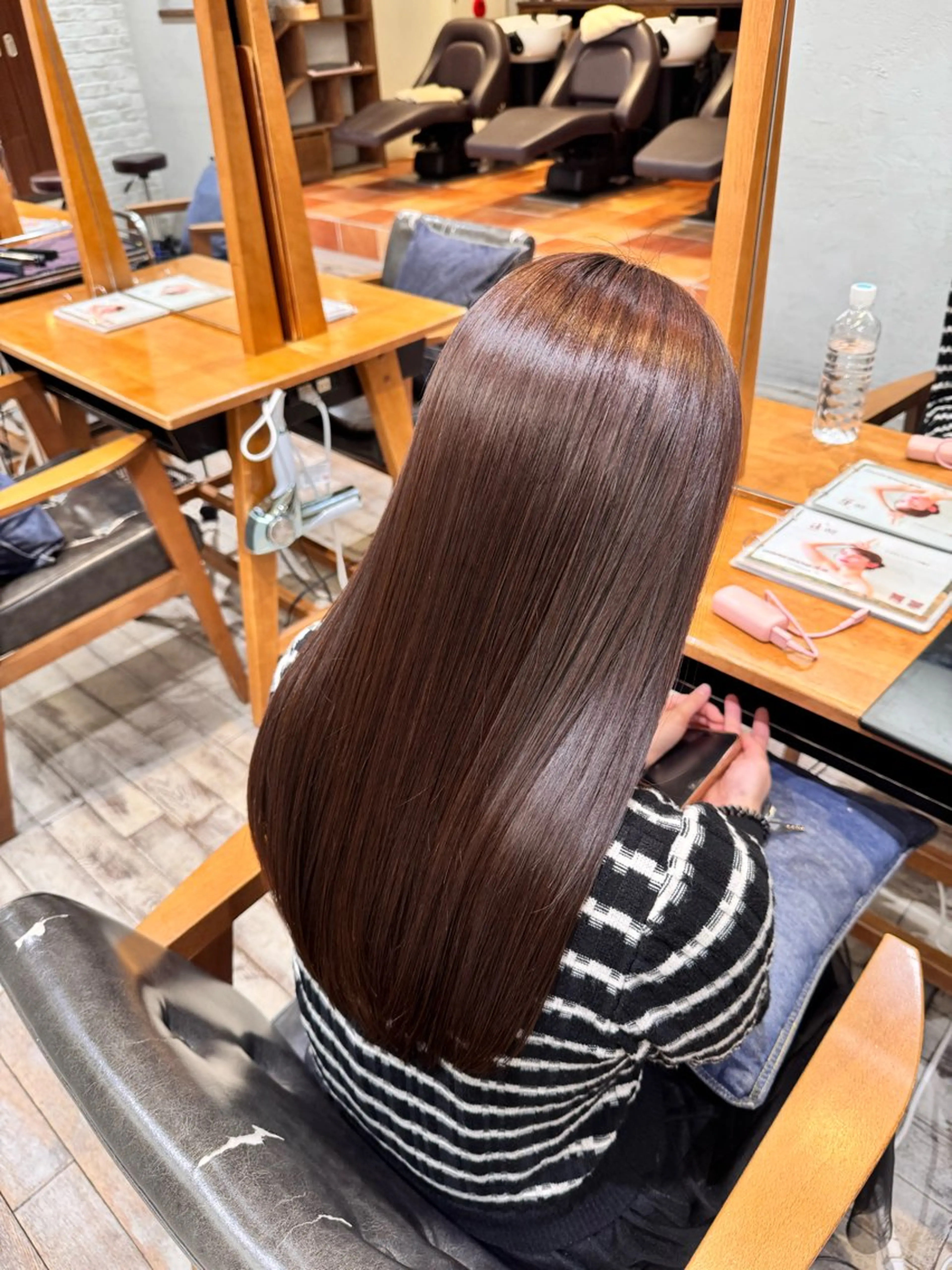 ロング 髪質改善 トリートメント ヘアカラー rin /モデル募集中✨️のヘアスタイル