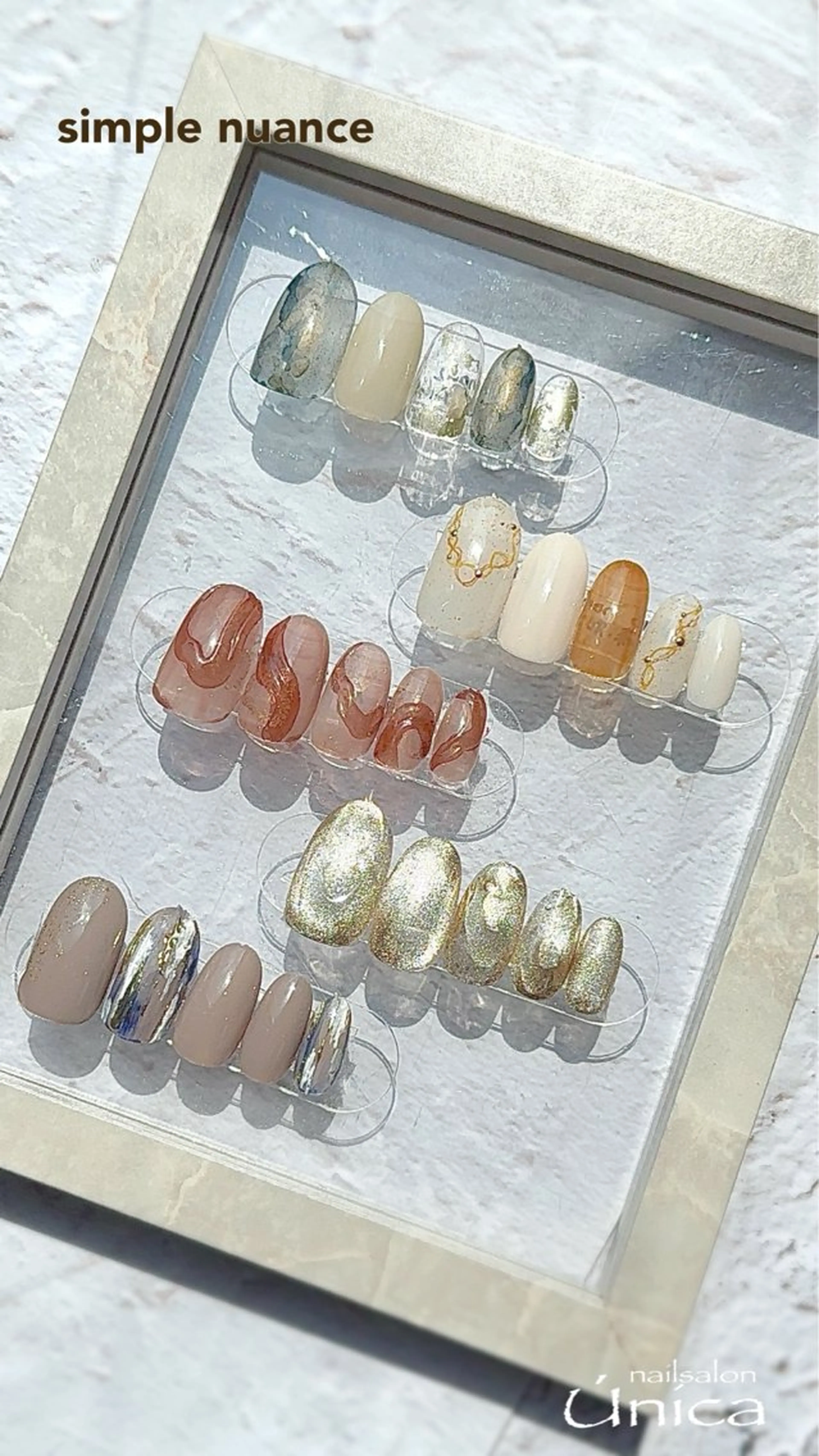ネイル ハンドネイル nailsalon Única　ウニカのネイルデザイン