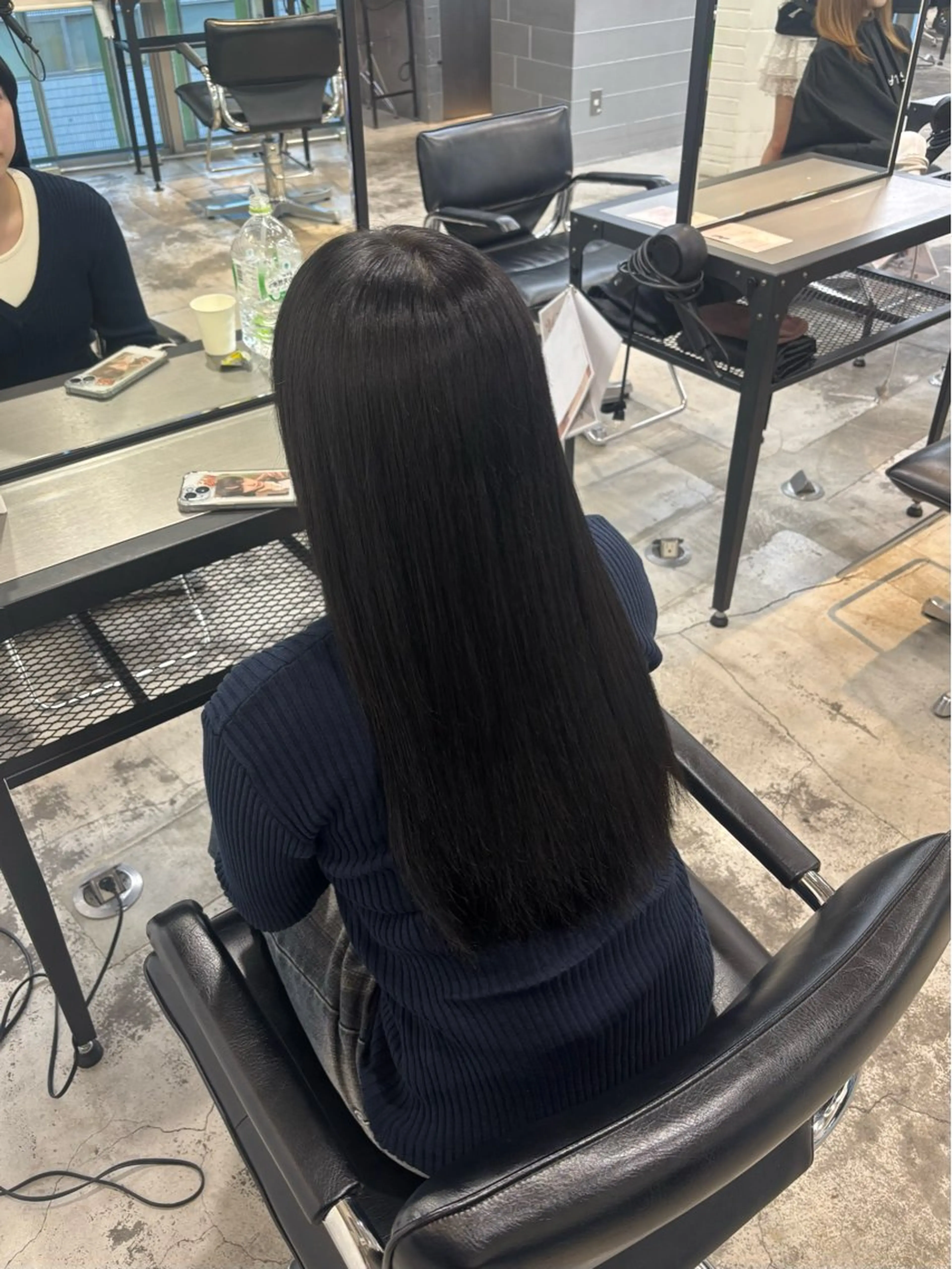 ロング カラー 黒髪 グレーブラック ヘアカラー GAME by alansmithee 原宿 harajuku所属・🎀艶モテカラー🐰 sala💭✨のヘアスタイル
