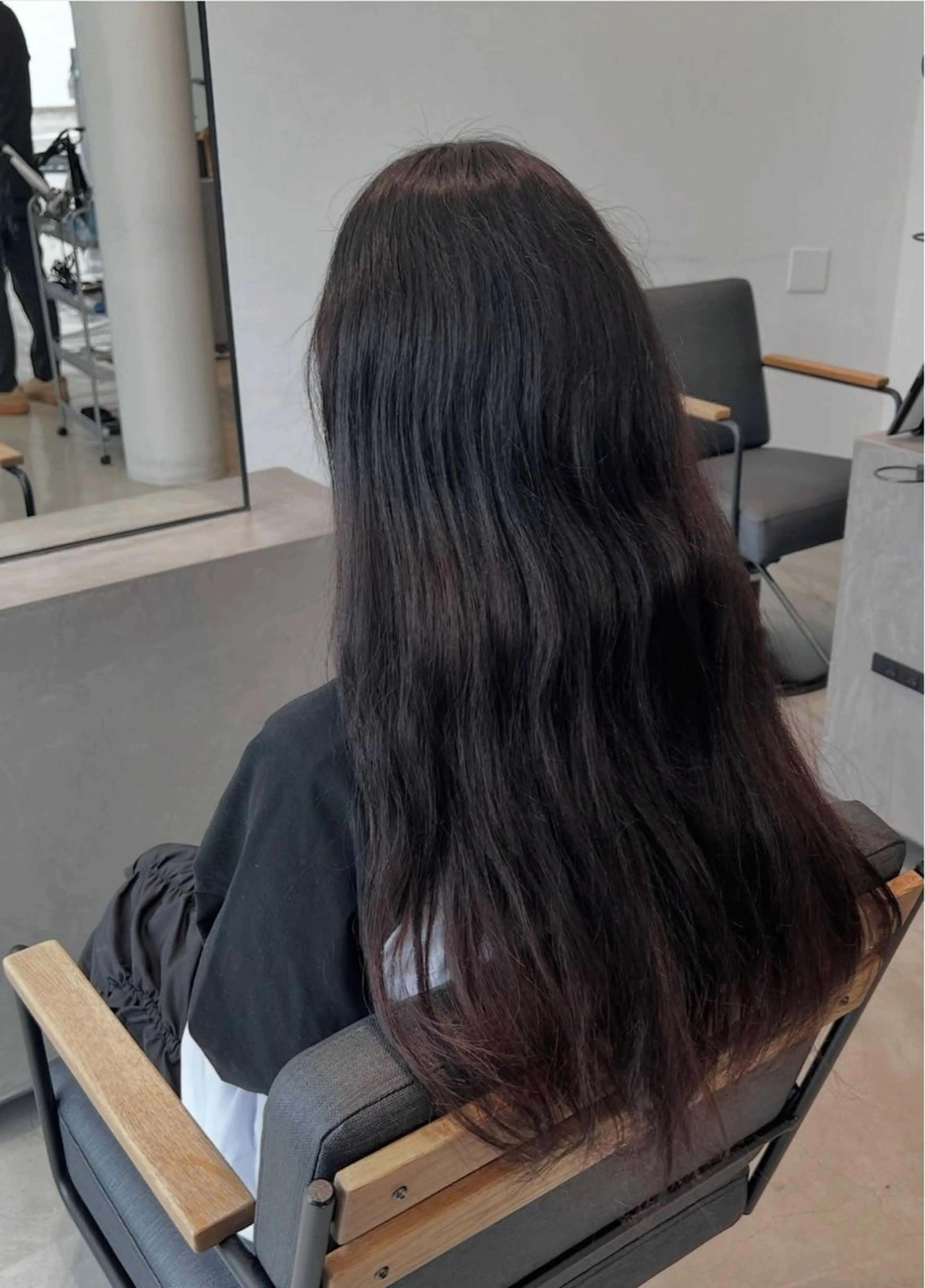 ロング パーマ カット 縮毛矯正 ボブ/縮毛矯正/ ブリーチ/岩永さみらのヘアスタイル