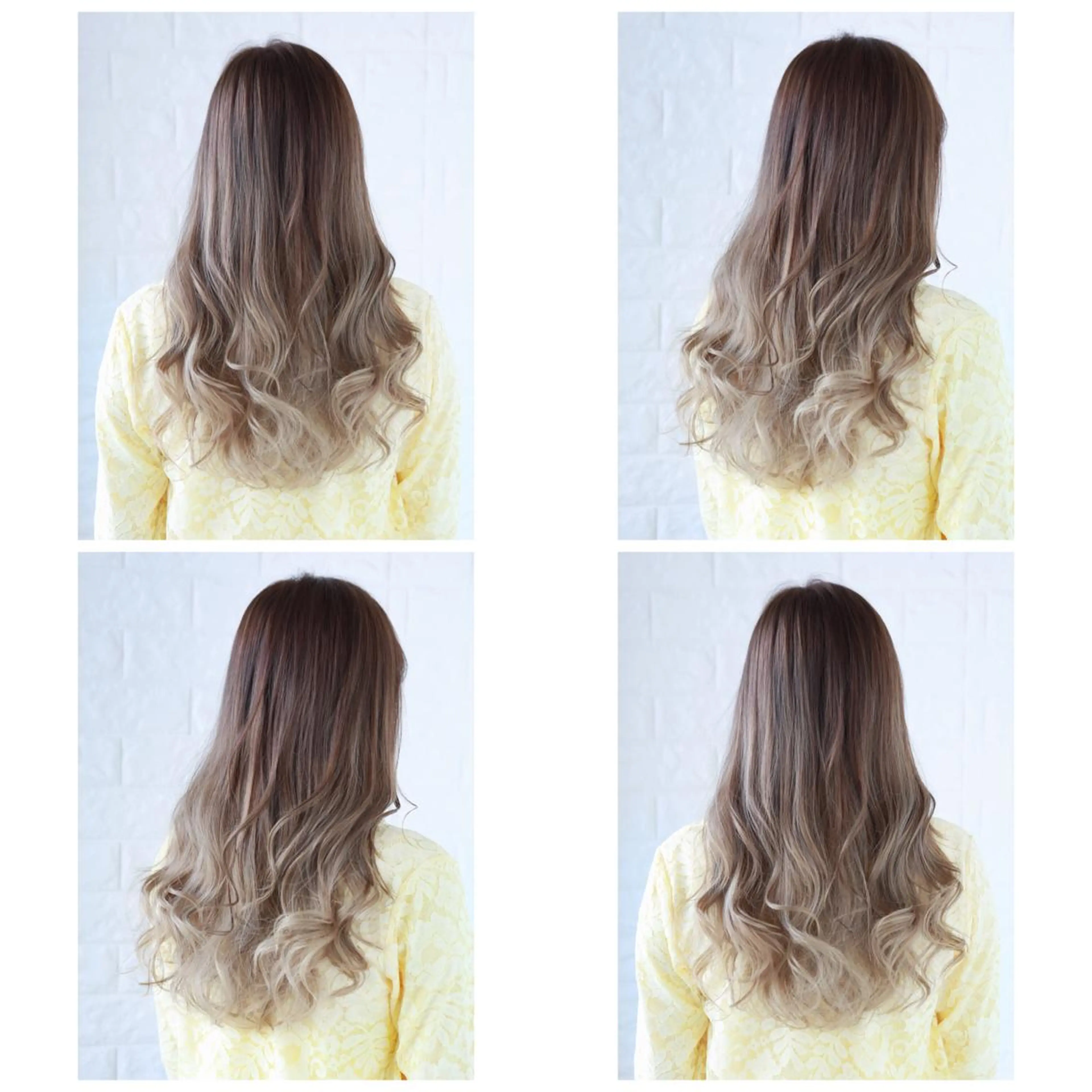 ロング カラー バレイヤージュ 透明感カラー ハイライトカラー 外国人風カラー ハイライト カット ヘアカラー KIZU 髪質改善 オカルト怪談のヘアスタイル