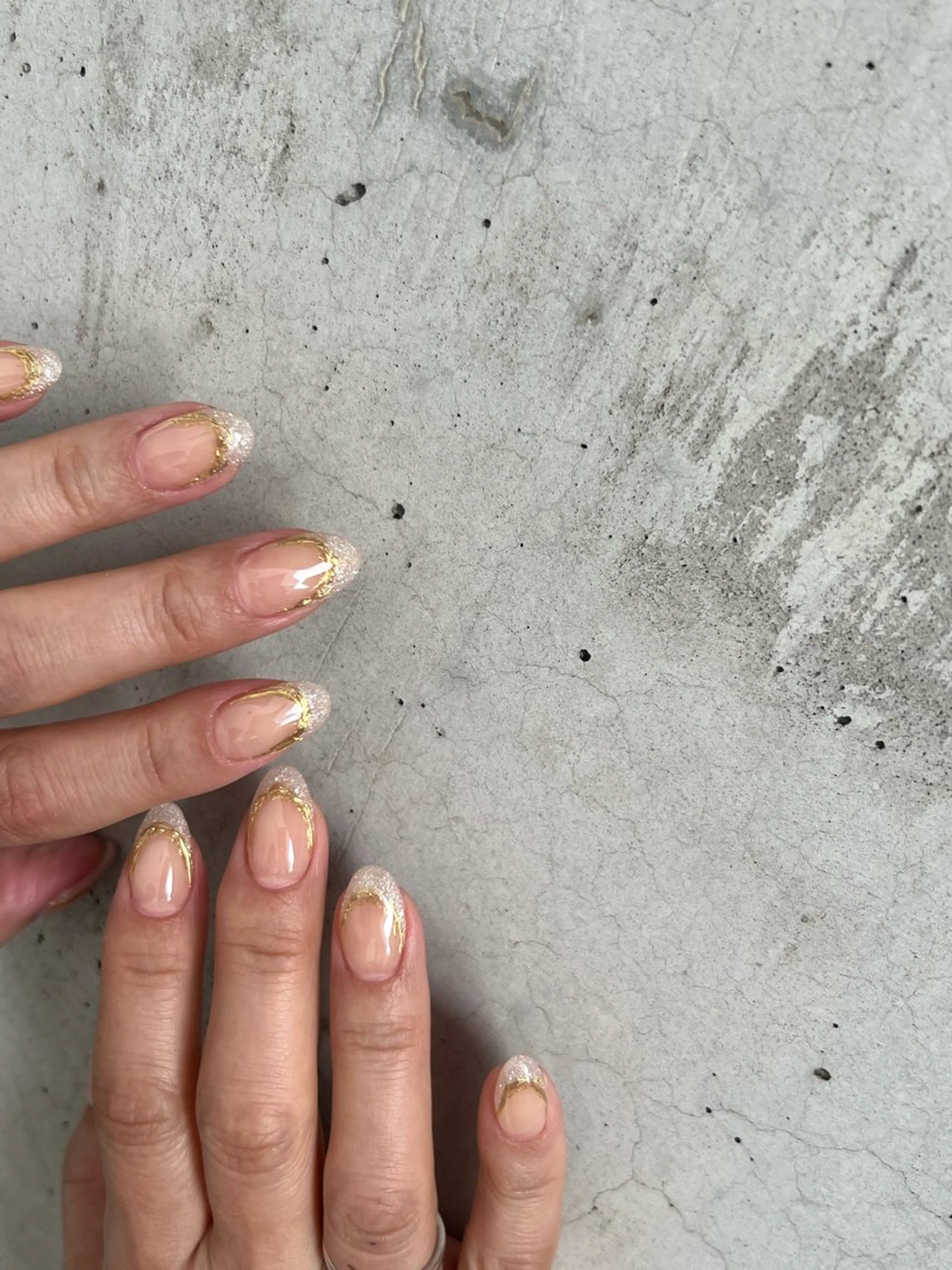 ネイル フレンチネイル 持ち込み ニュアンスネイル ハンドネイル ハンドケア Charme. NOBUKOのネイルデザイン