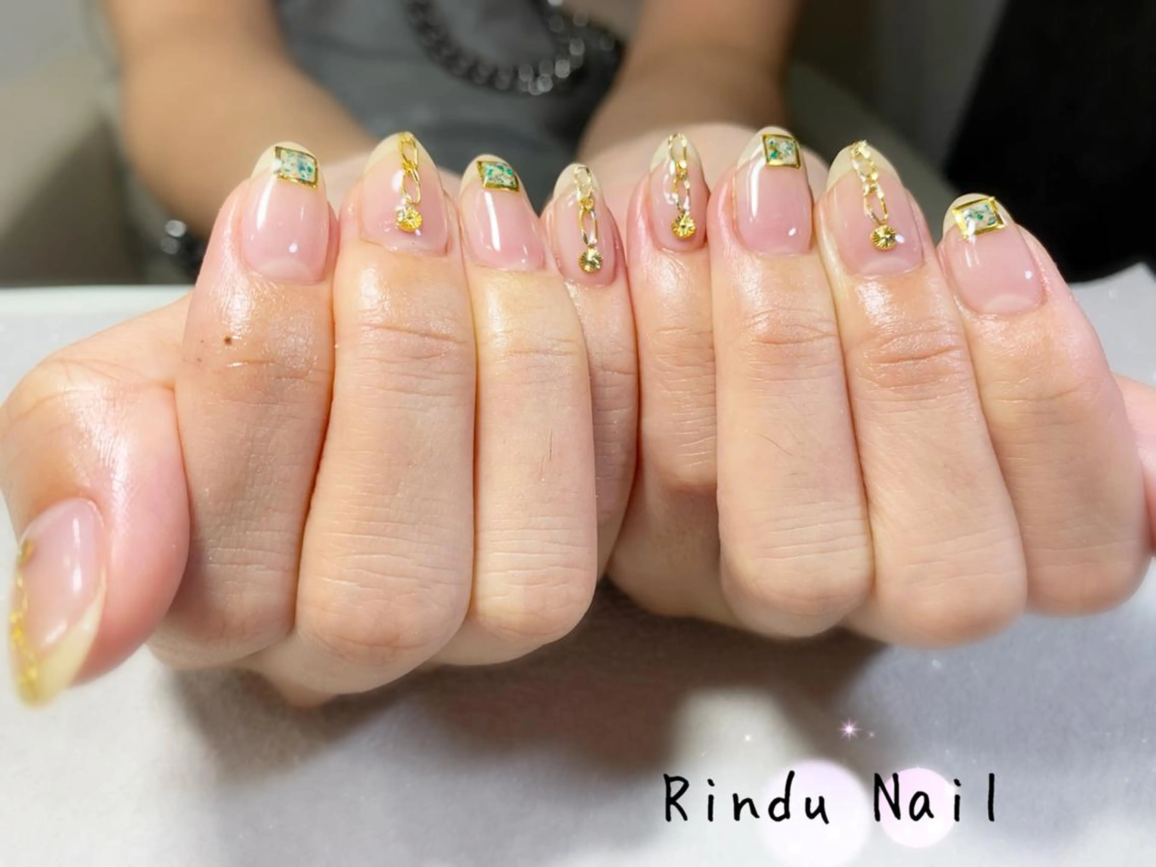 ネイル クリアネイル Rindu Nail 名駅miniのネイルデザイン