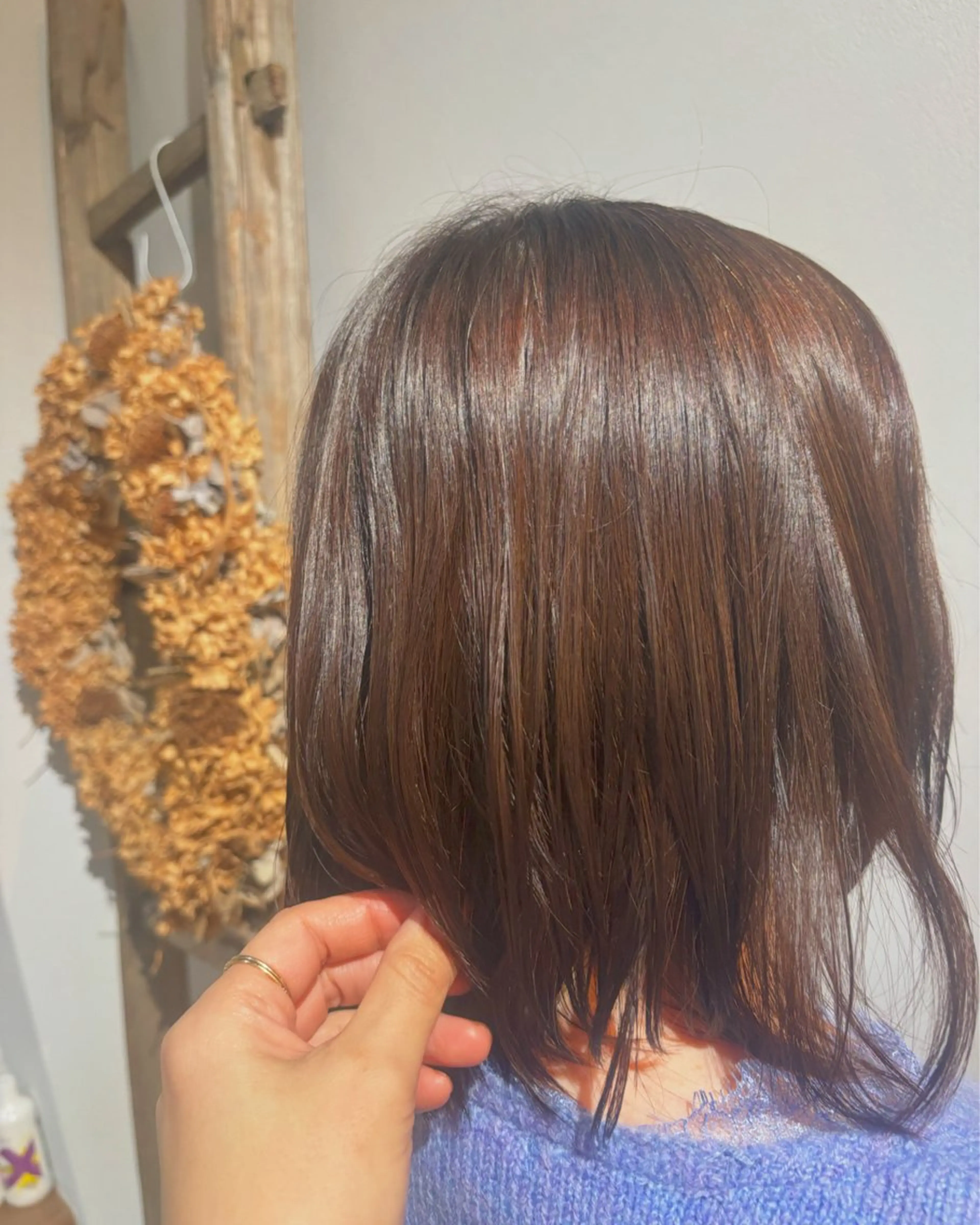 カラー ブラウンカラー ナチュラルブラウン 竹内 えりこのヘアスタイル
