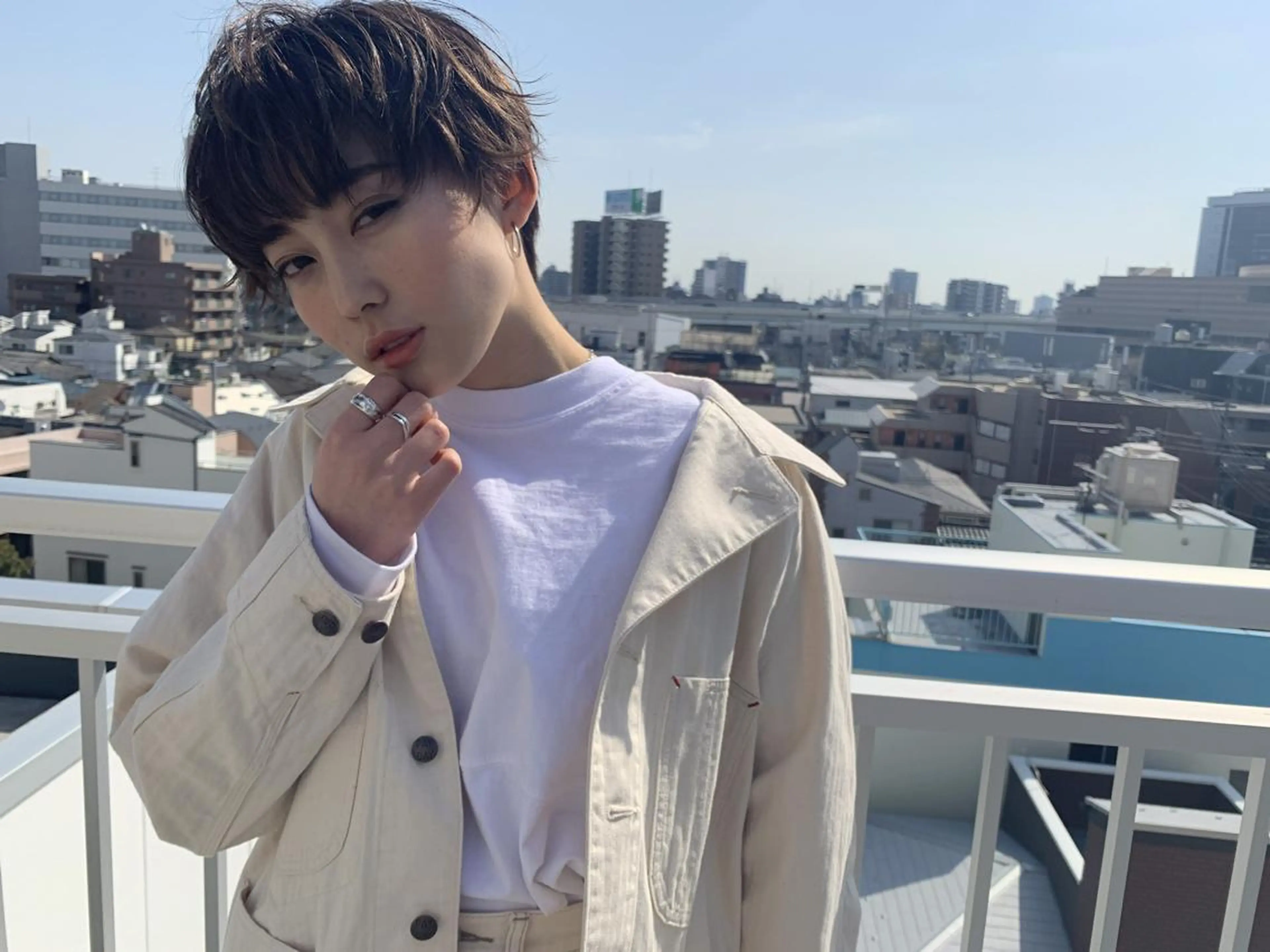ショート カラー LITTY所属・山永 圭介のヘアスタイル