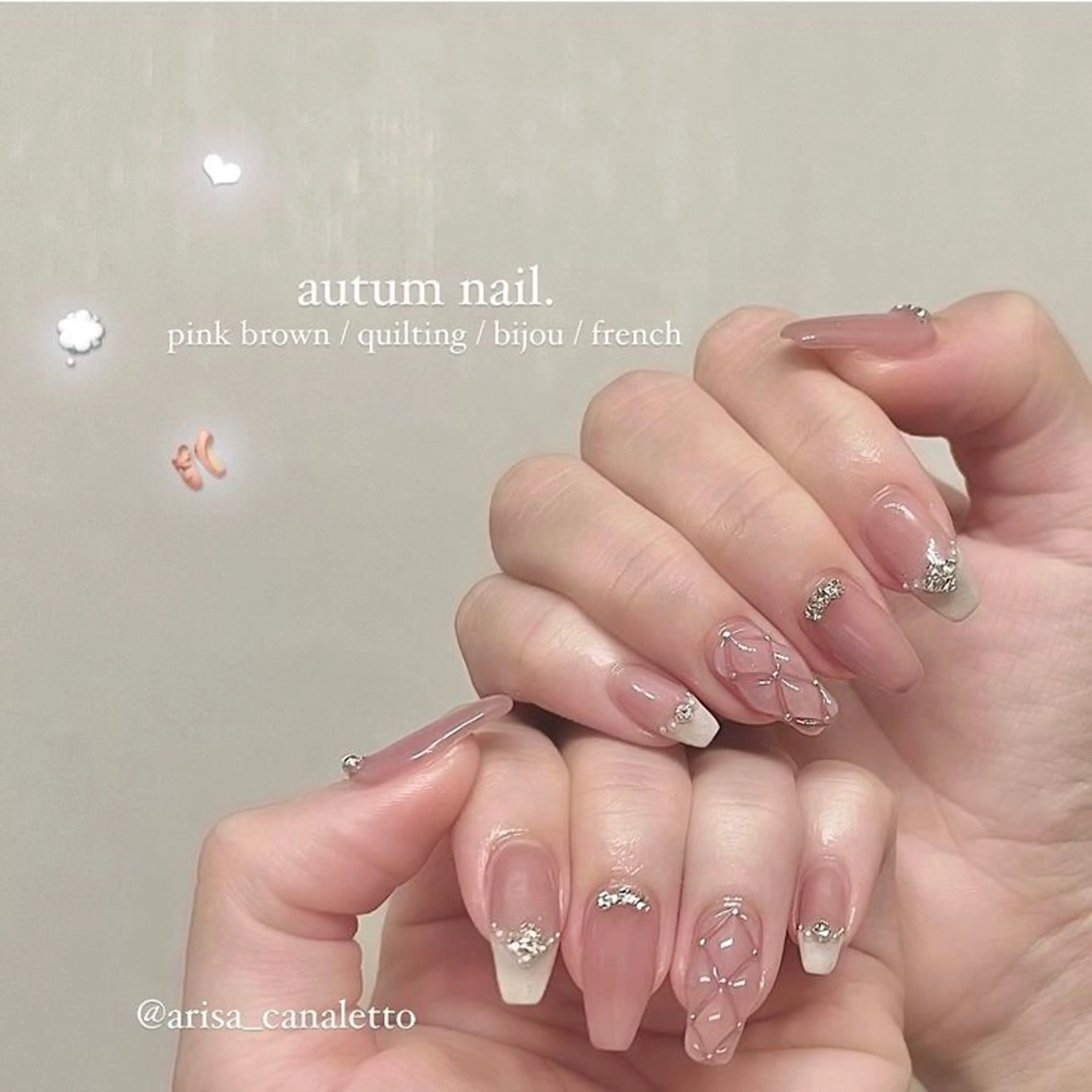ネイル ハンドネイル Rose Ana.Chuoのネイルデザイン