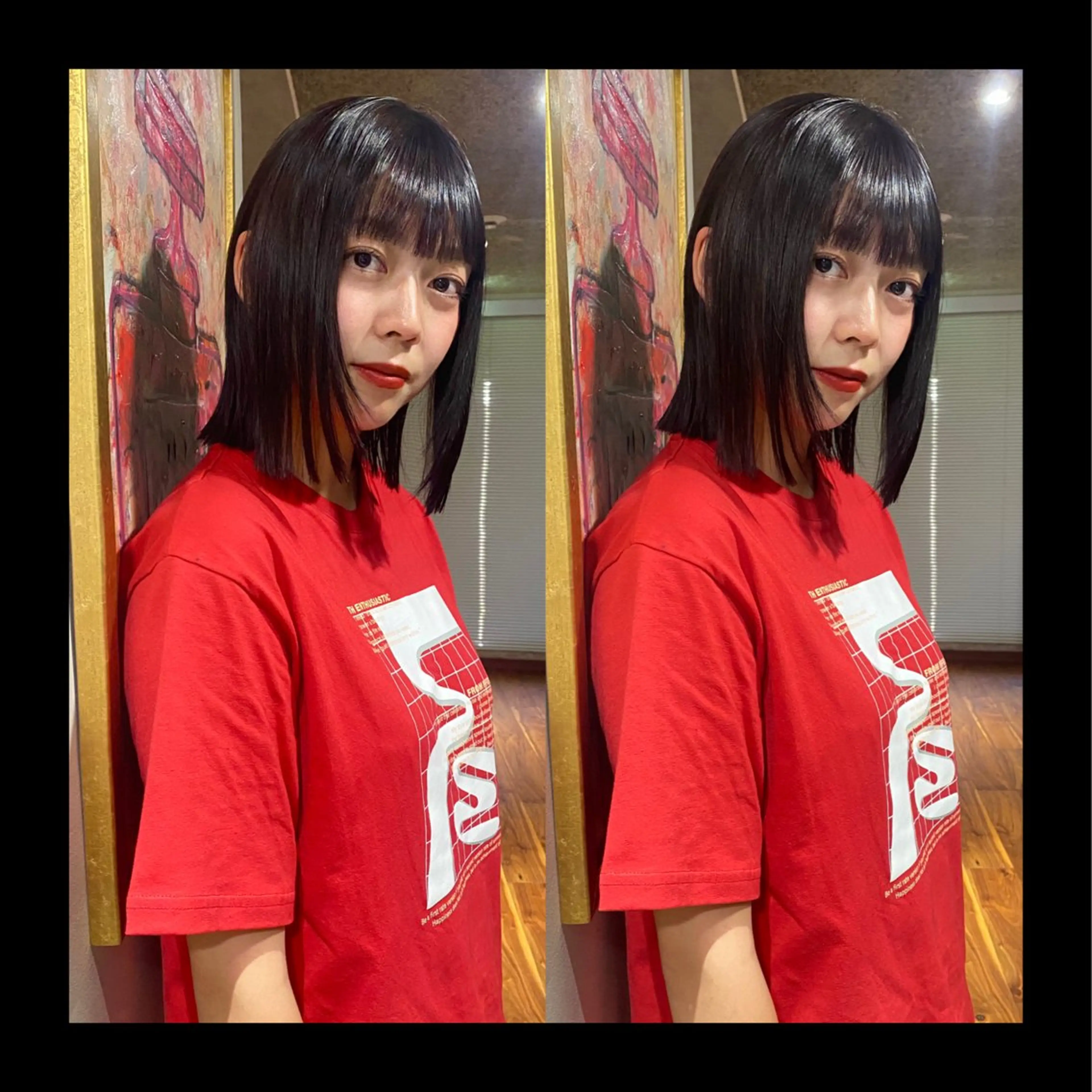 ミディアム カラー パーマ カット ヘアカラー 縮毛矯正 トリートメント mai / linoah˚✧のヘアスタイル