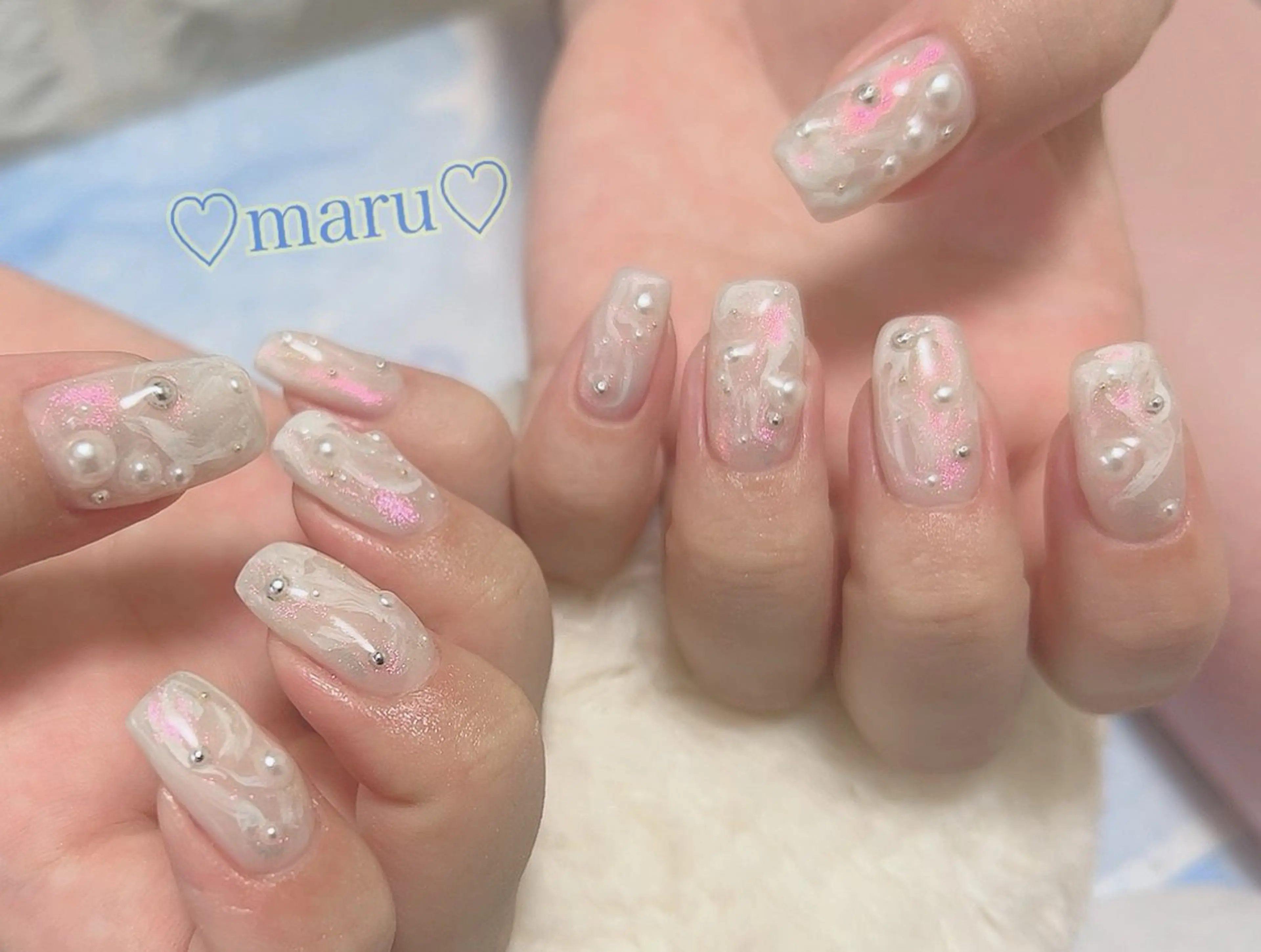 ネイル ハンドネイル フットネイル まるみ ♡のネイルデザイン