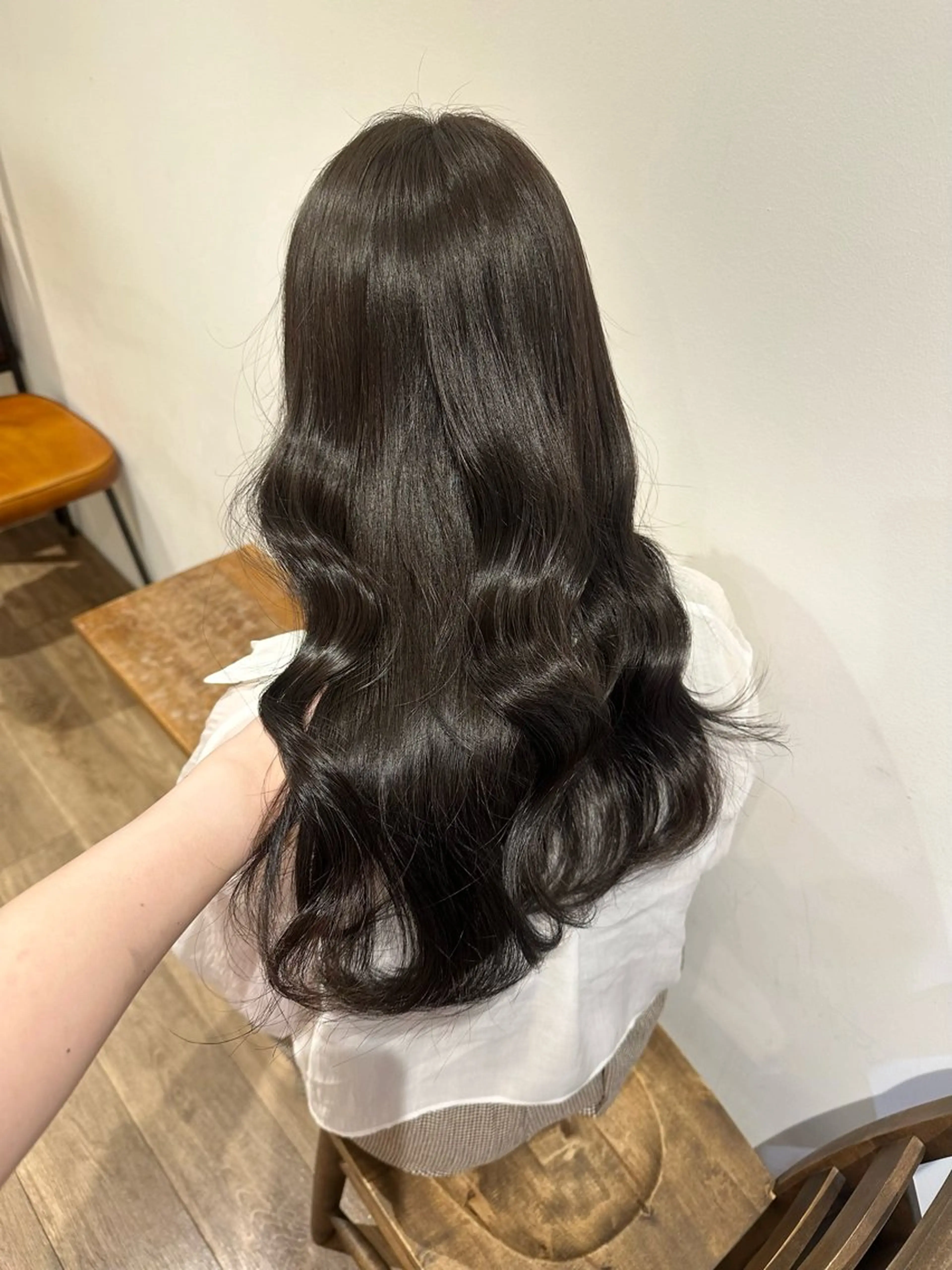 ロング カラー ヘアアレンジ カット ヘアカラー トリートメント himawari♡ 柔らかいカラーのヘアスタイル