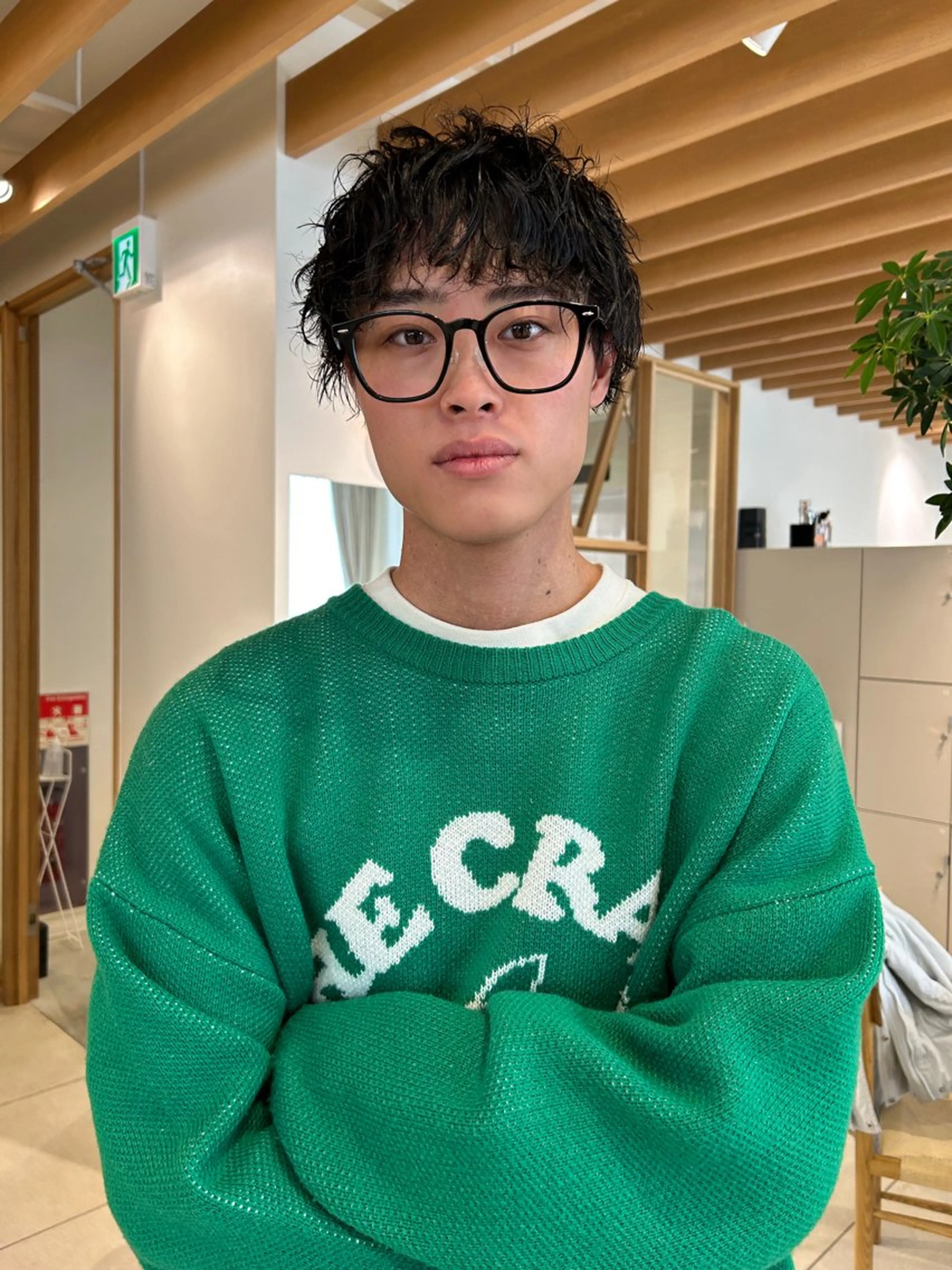 パーマ メンズ 矢場町/酸性ストレー ト/ボブパーマのヘアスタイル